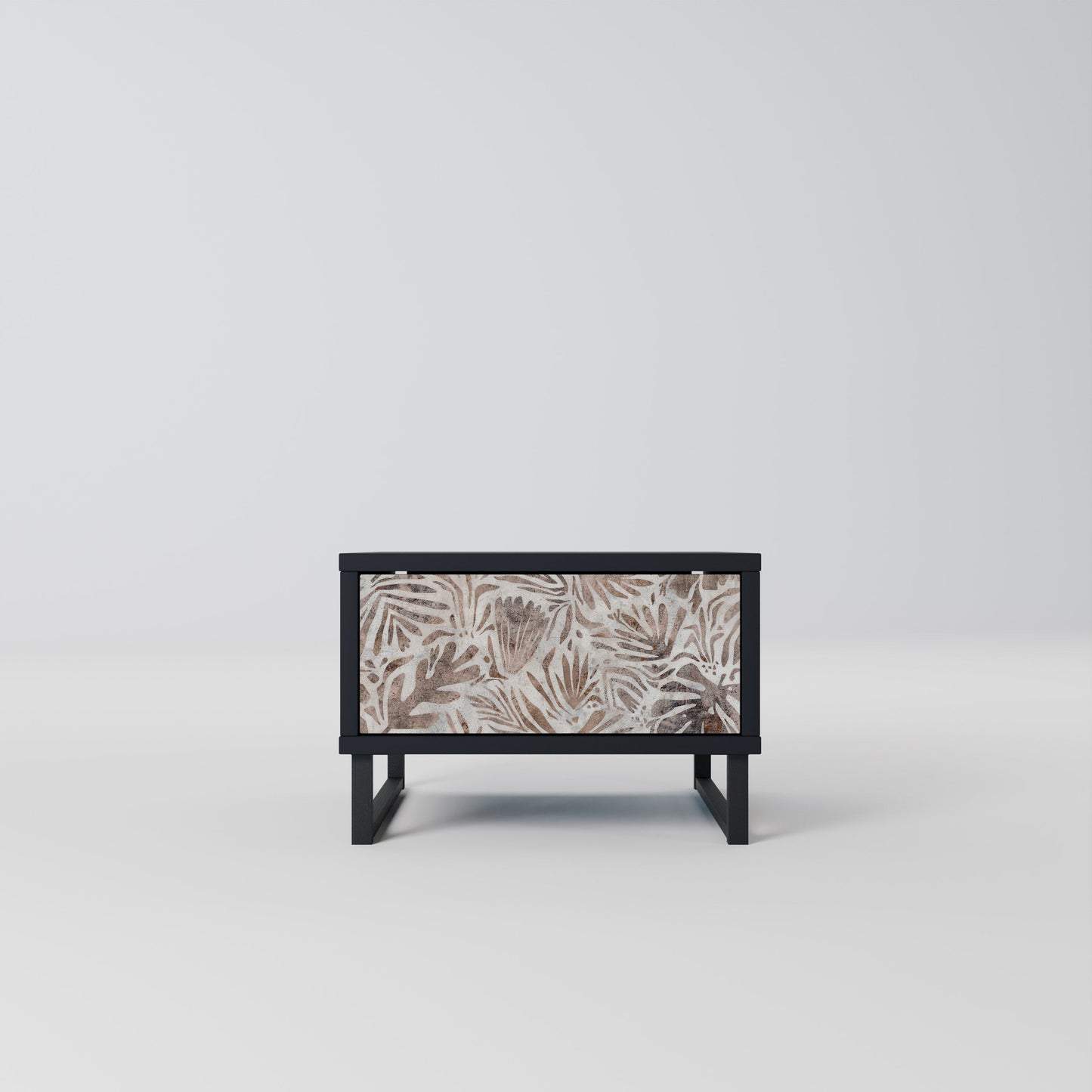 PASSING TIME Nightstand in Black Finish