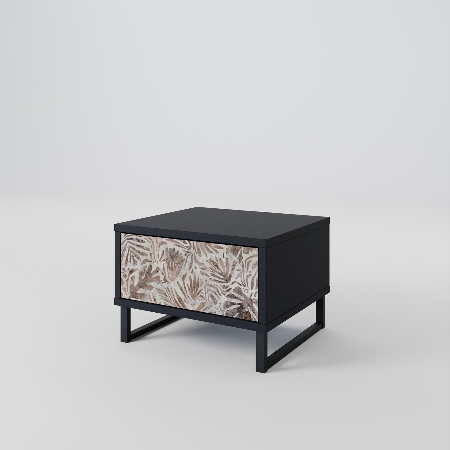 PASSING TIME Nightstand in Black Finish