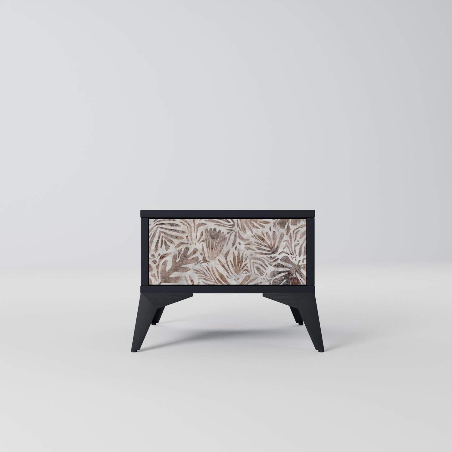 PASSING TIME Nightstand in Black Finish