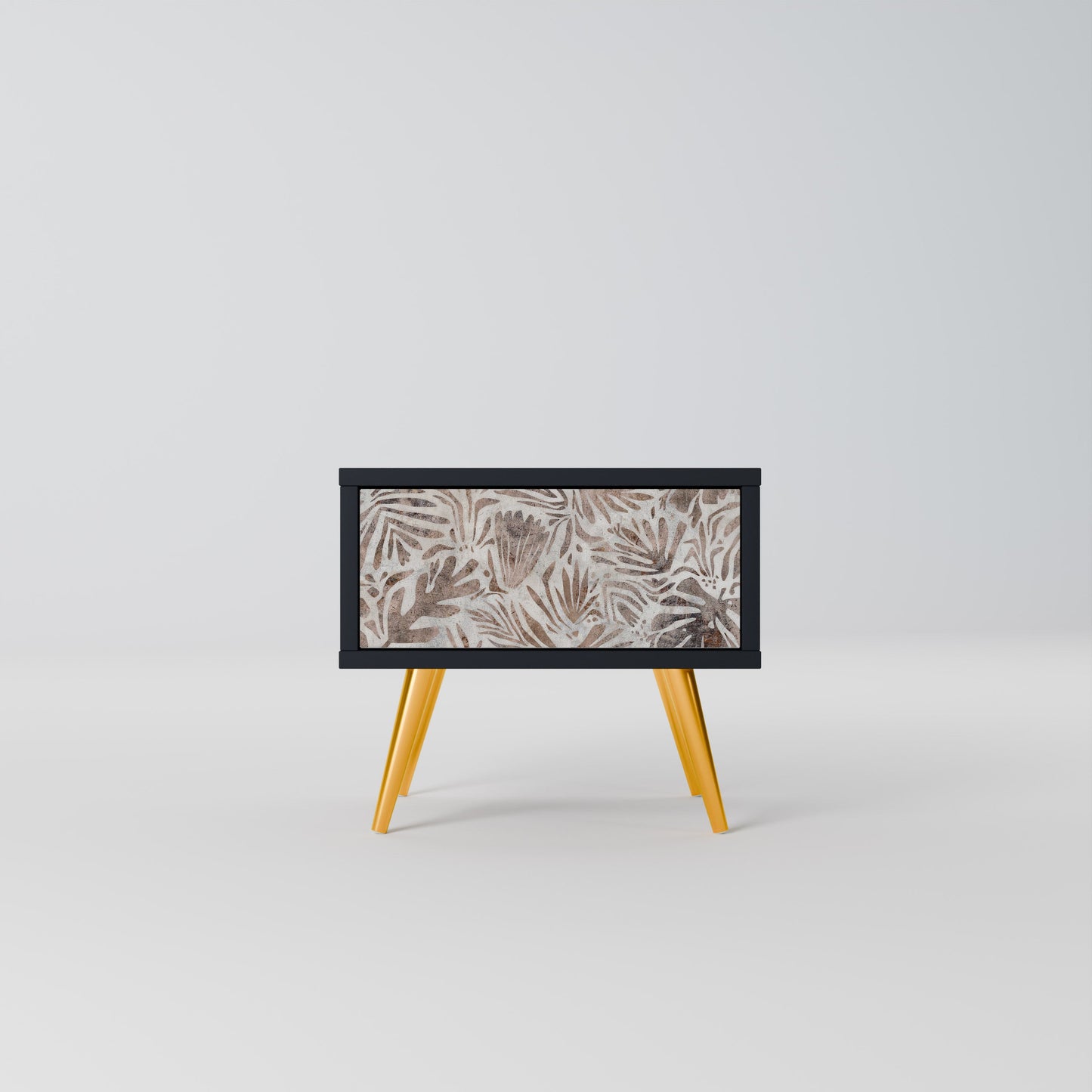 PASSING TIME Nightstand in Black Finish