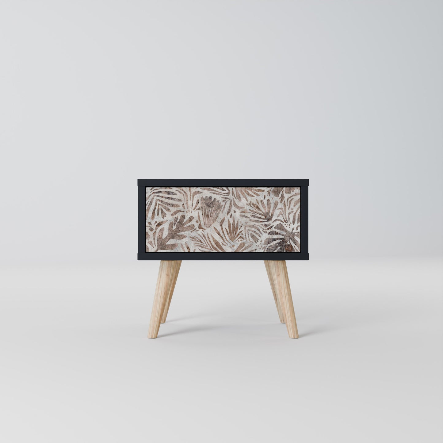 PASSING TIME Nightstand in Black Finish