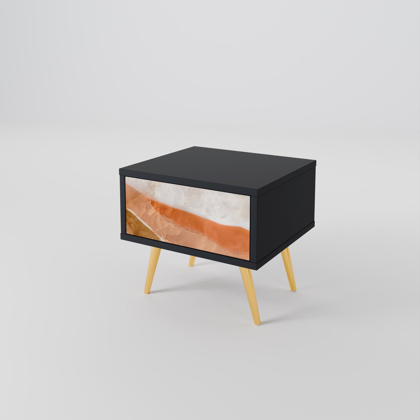 SANDHILLS SPLENDOUR Nightstand in Black Finish