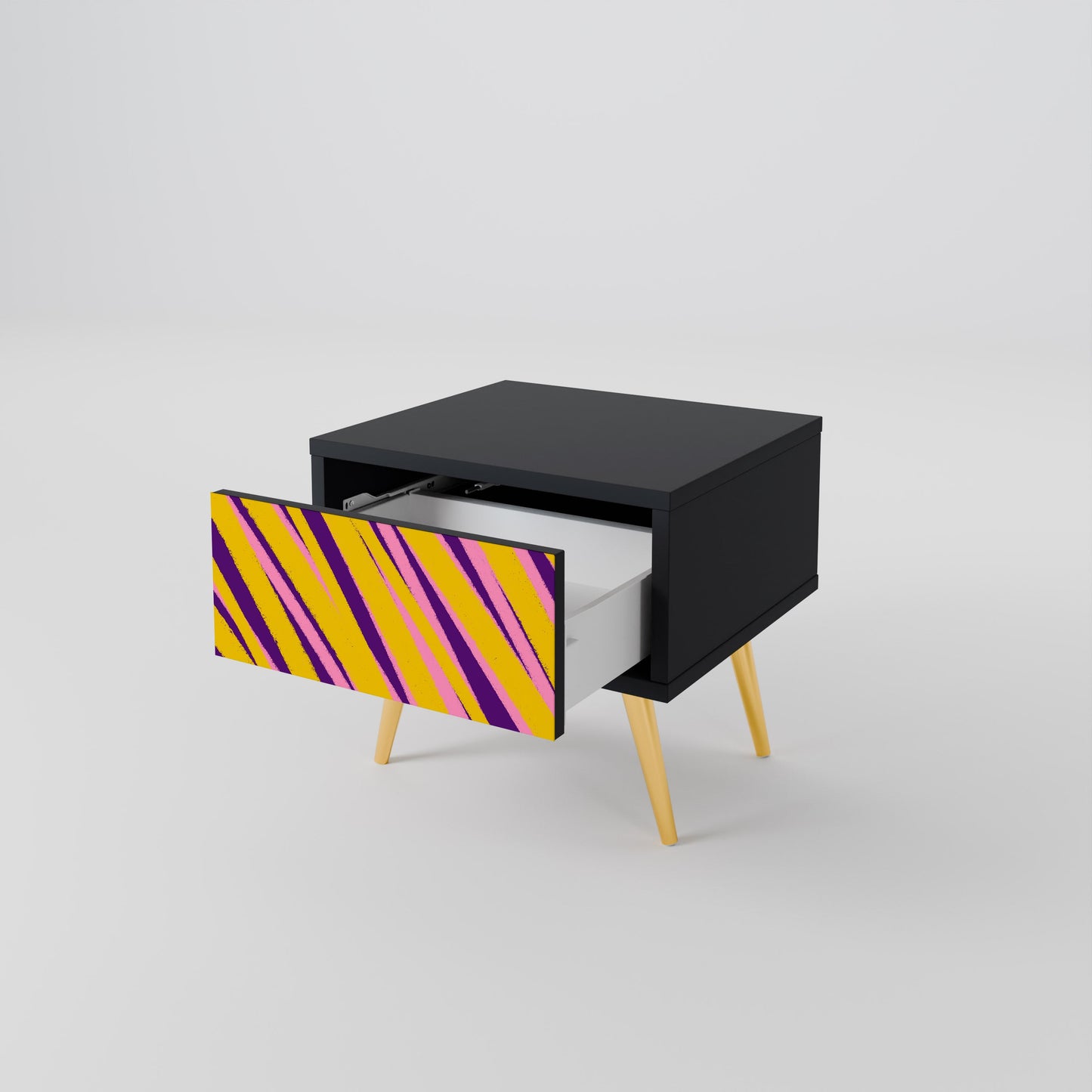DREAMS COME TRUE Nightstand in Black Finish