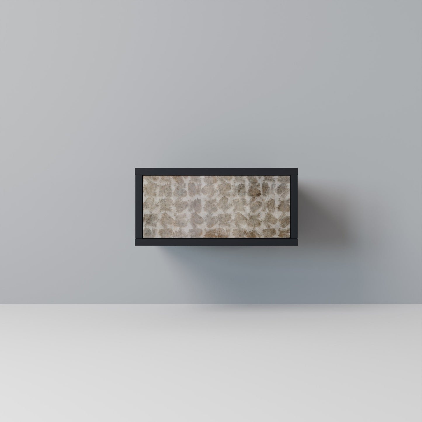 SLIGHTLY BLURRED Nightstand in Black Finish