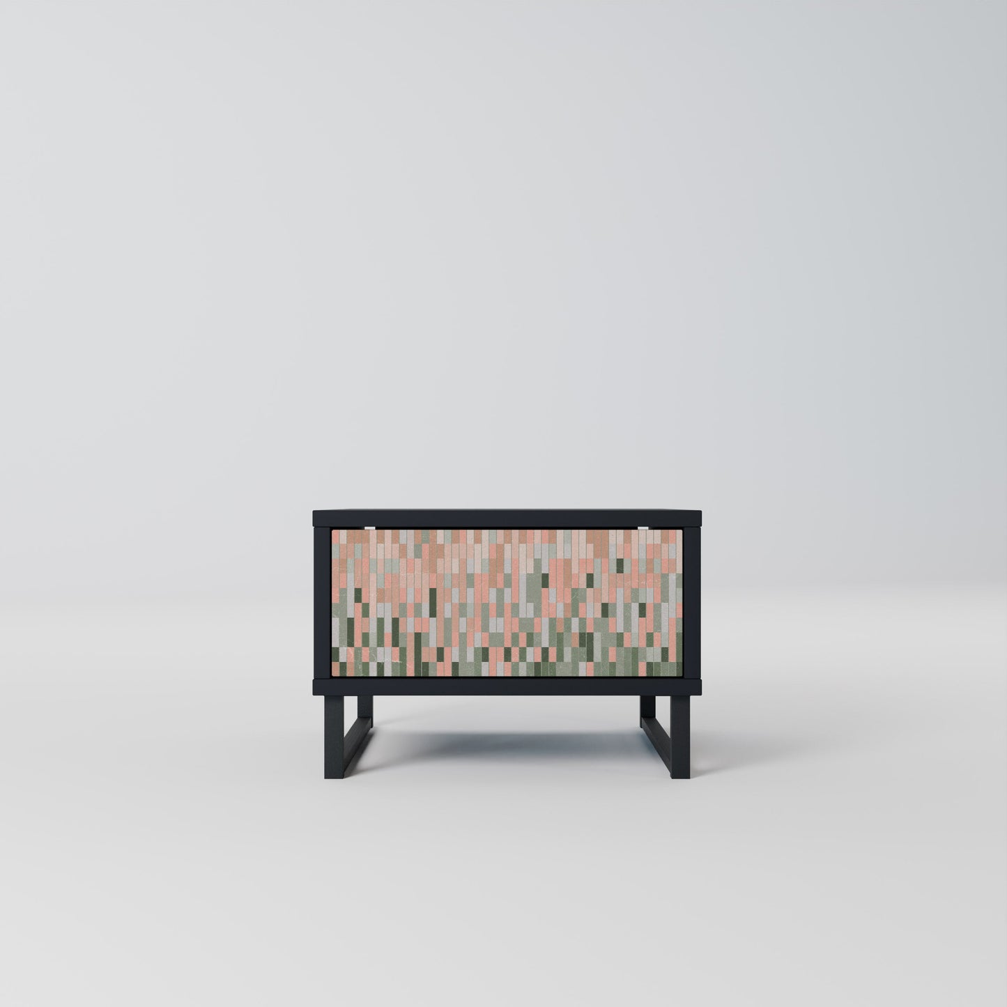 BUILDING THE FUTURE Nightstand in Black Finish