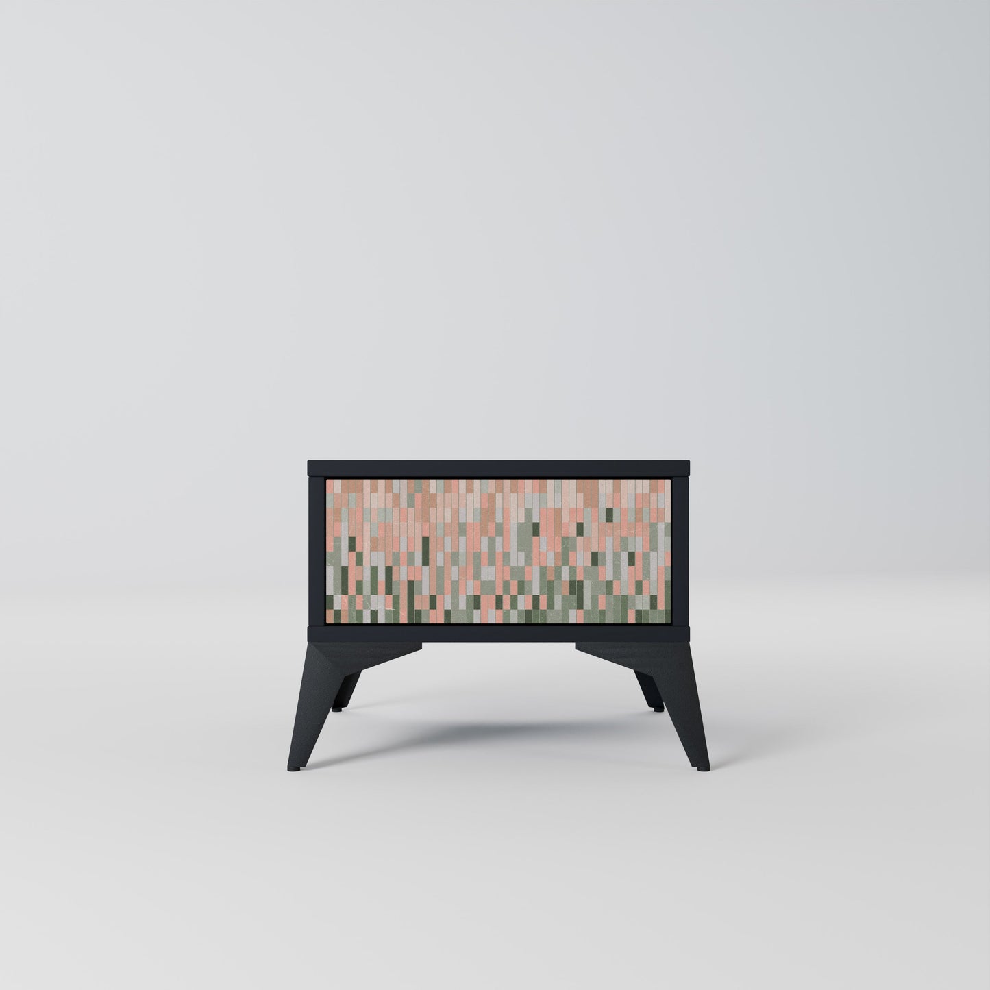 BUILDING THE FUTURE Nightstand in Black Finish