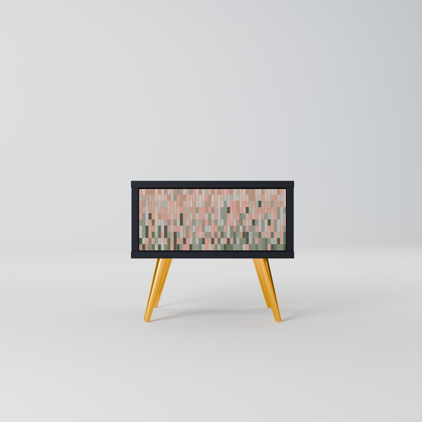 BUILDING THE FUTURE Nightstand in Black Finish