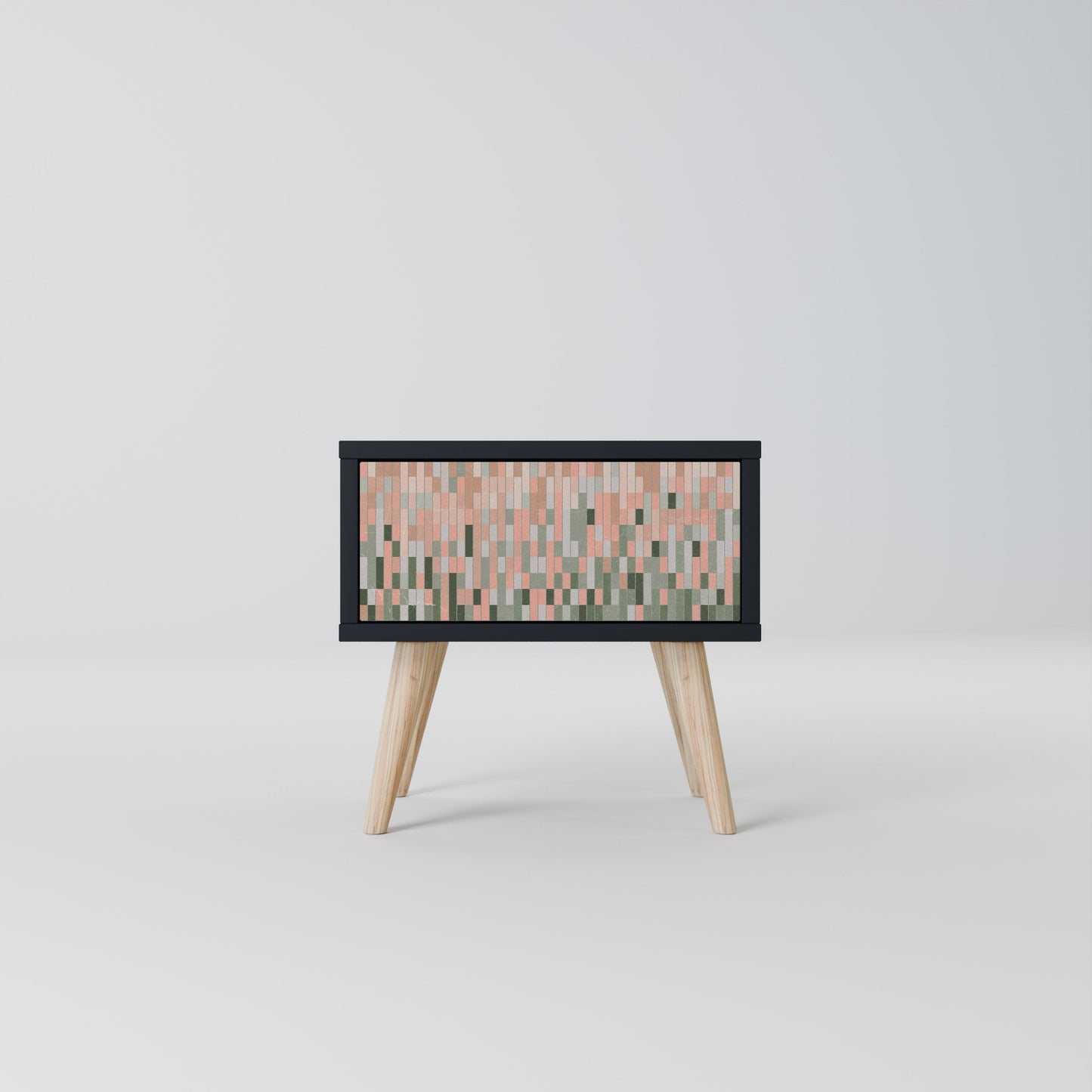 BUILDING THE FUTURE Nightstand in Black Finish