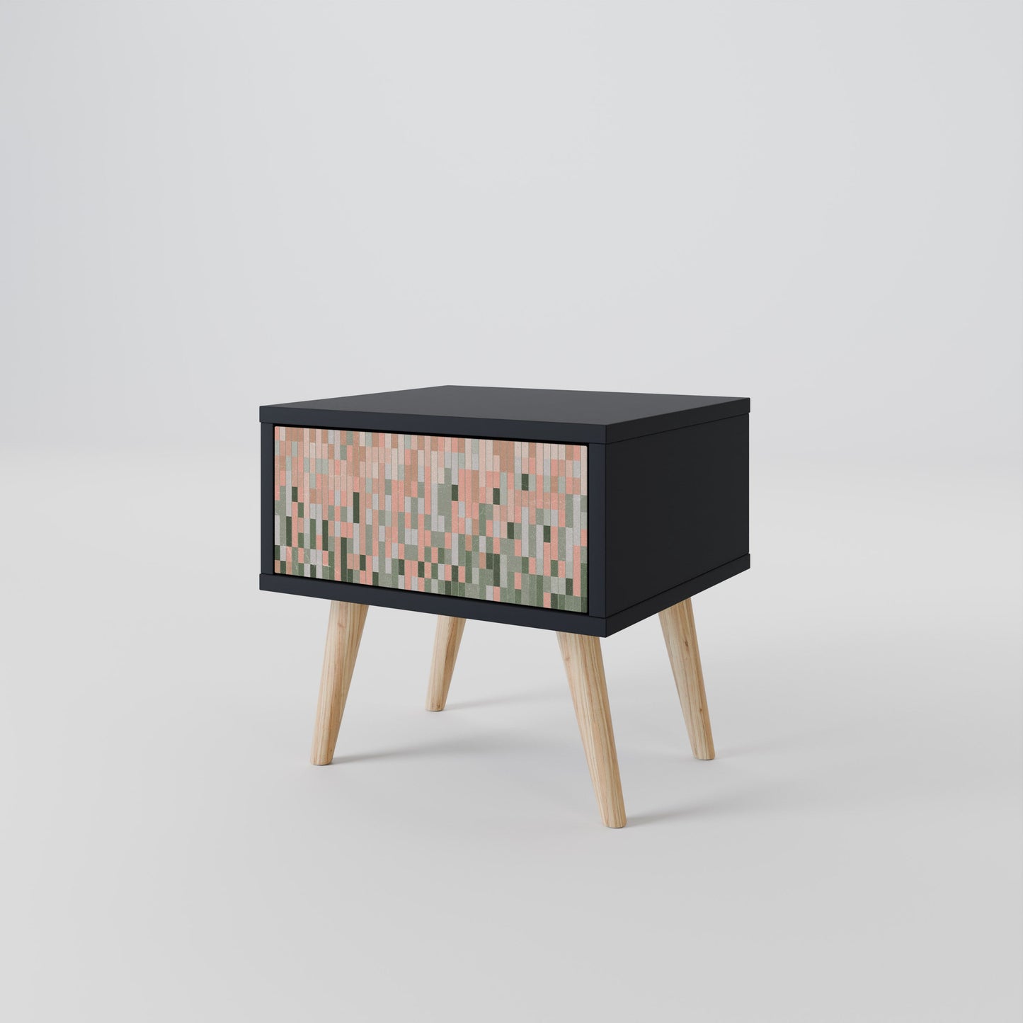 BUILDING THE FUTURE Nightstand in Black Finish