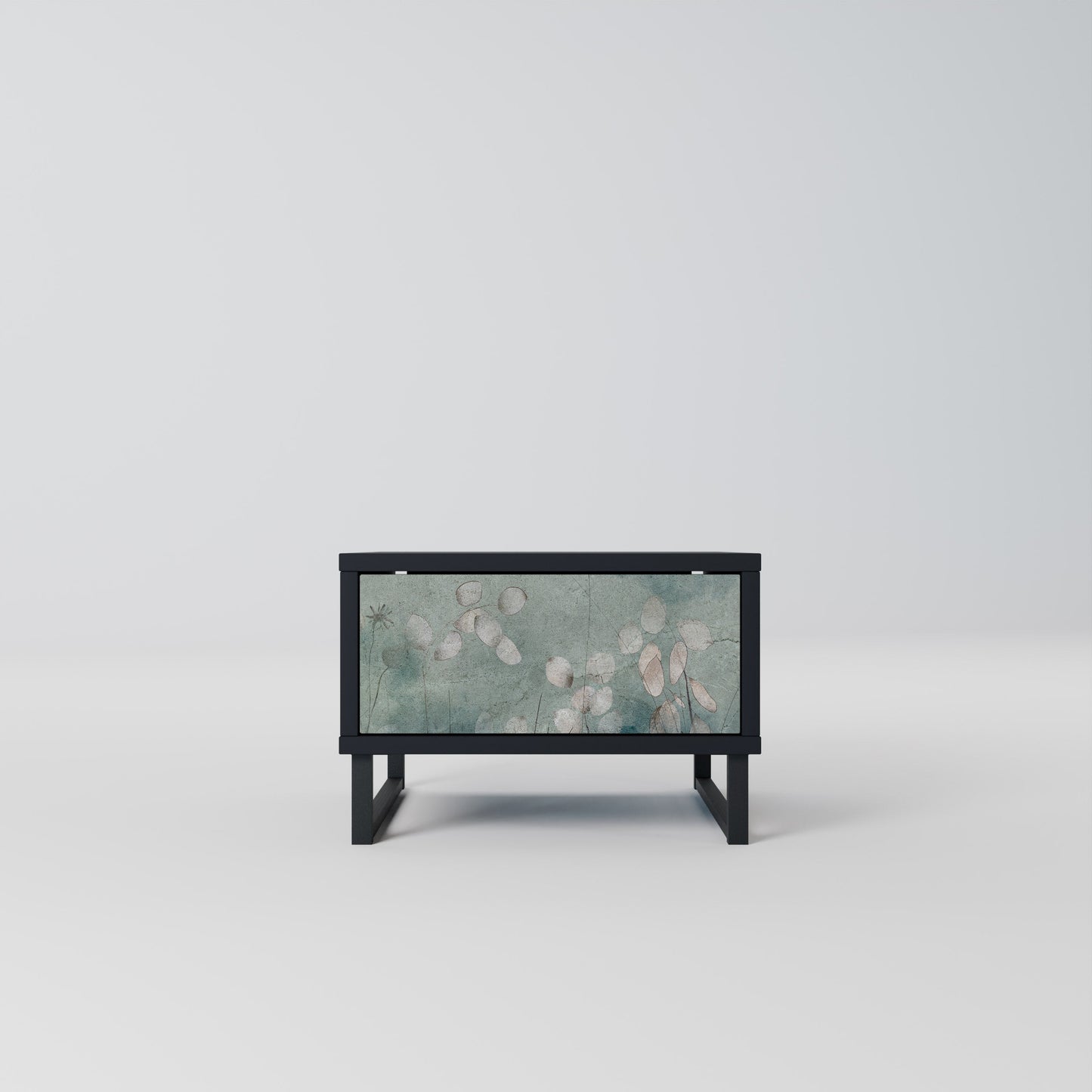 NIGHT LADY Nightstand in Black Finish