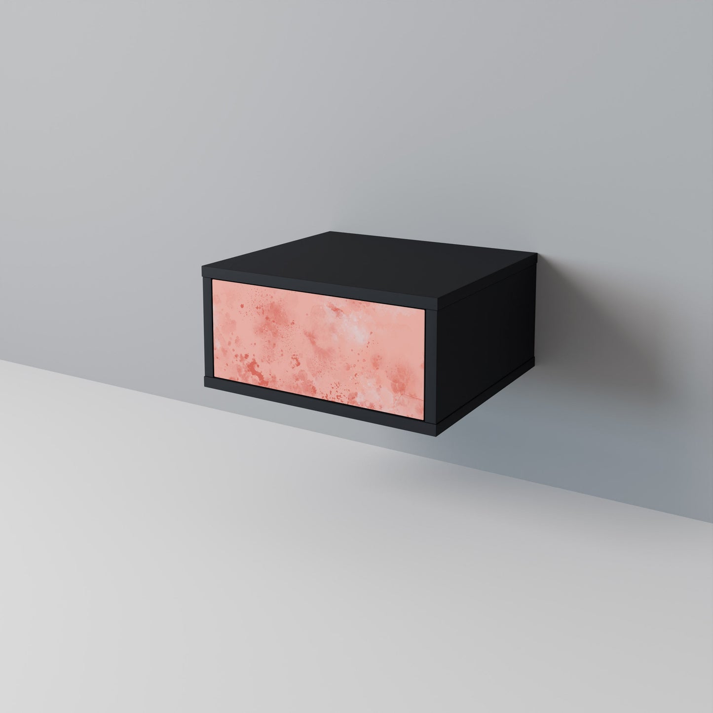 CRANE DANCE Nightstand in Black Finish