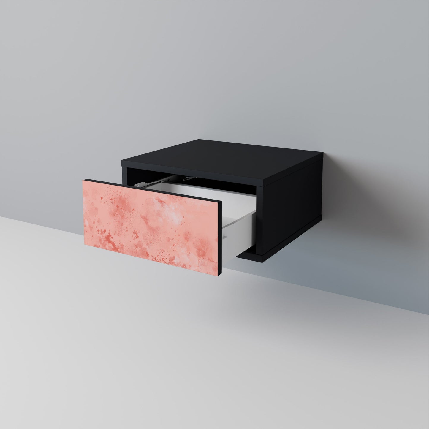 CRANE DANCE Nightstand in Black Finish