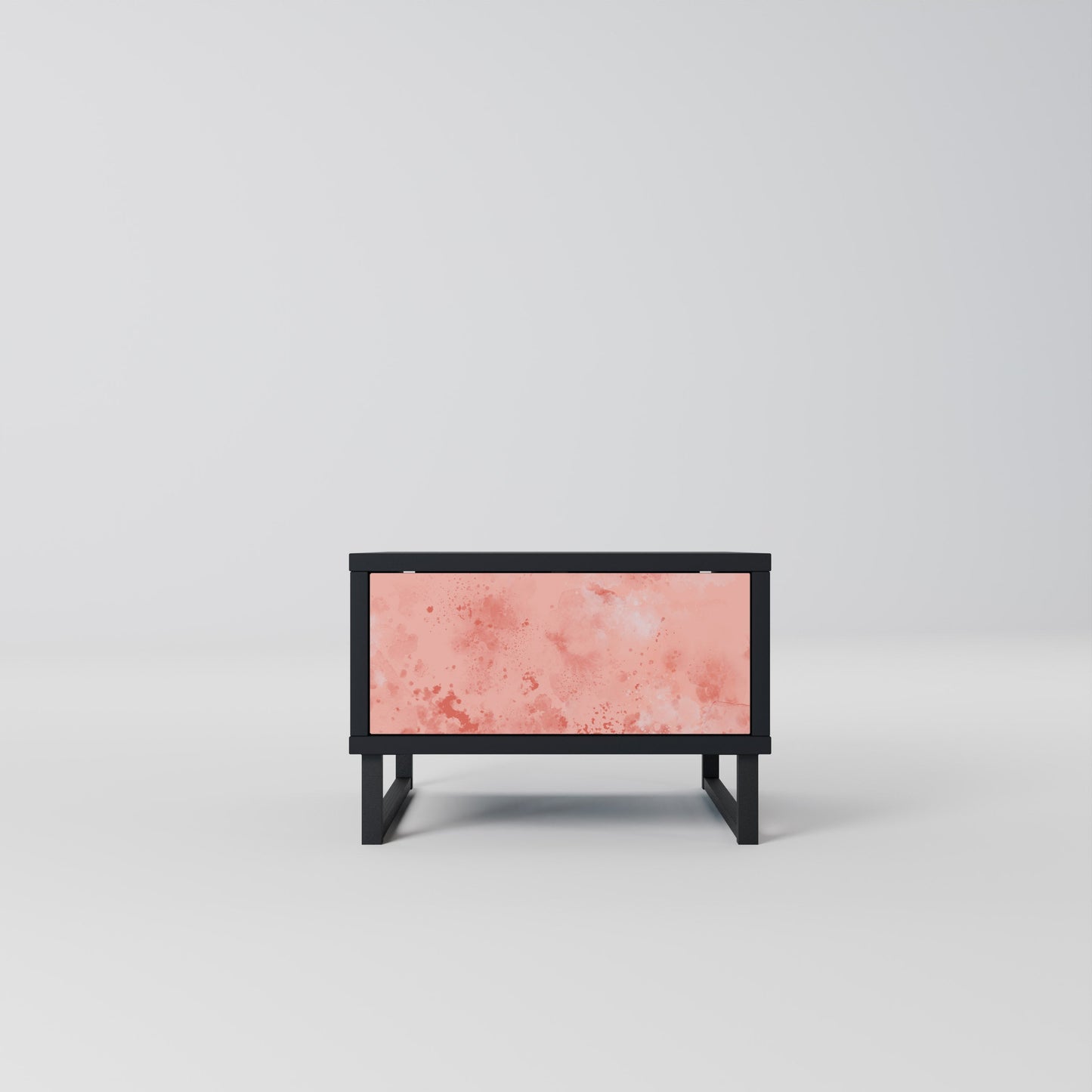 CRANE DANCE Nightstand in Black Finish