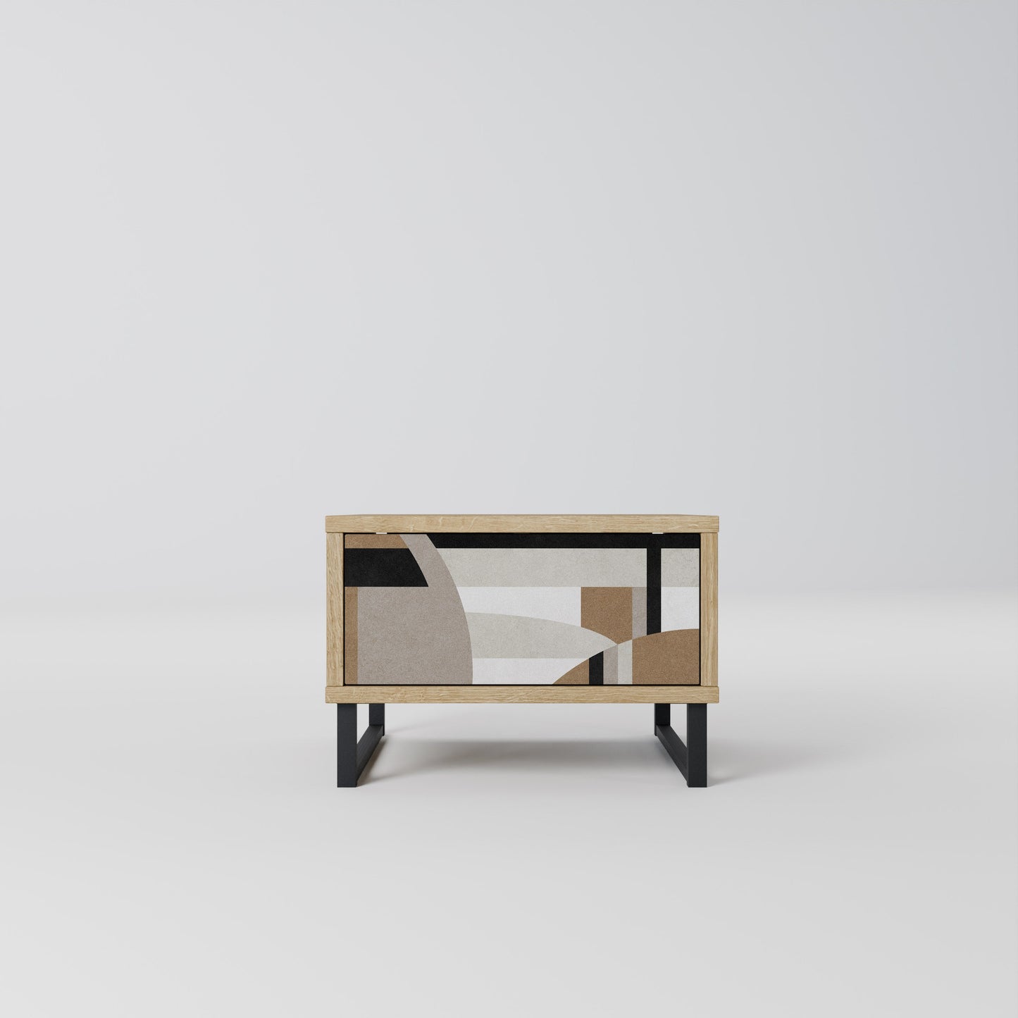 DELICATE MEMENTO Comodino in effetto rovere