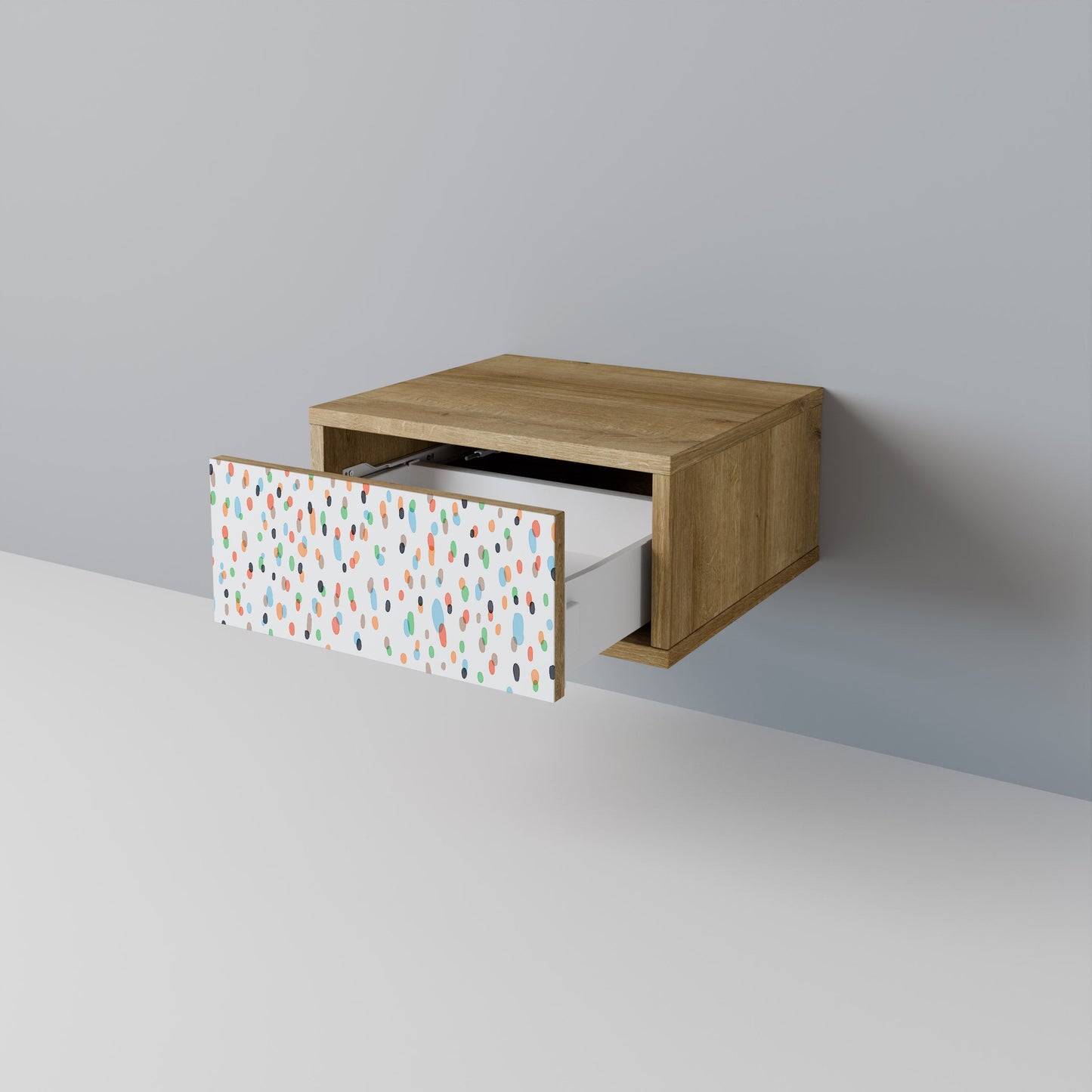 ENERGETIC SPOT Comodino in effetto rovere