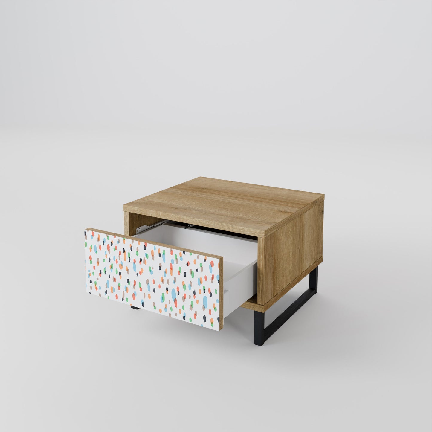 ENERGETIC SPOT Comodino in effetto rovere