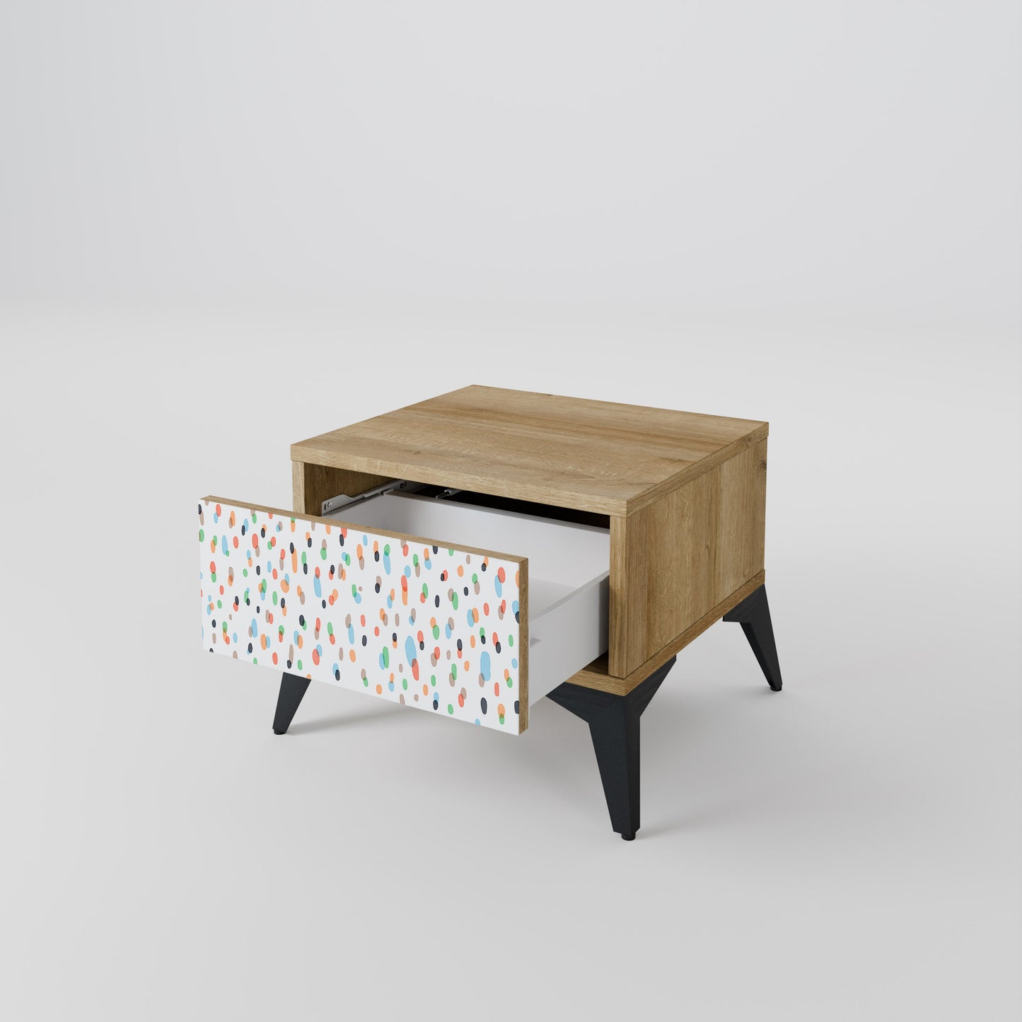 ENERGETIC SPOT Comodino in effetto rovere