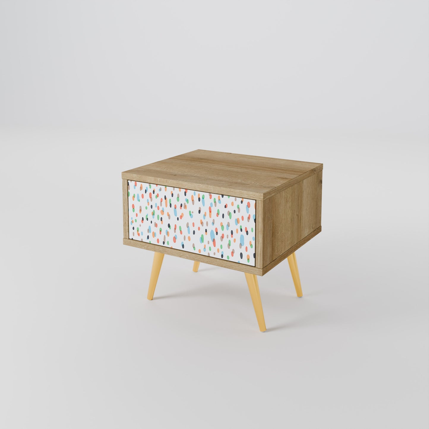 ENERGETIC SPOT Comodino in effetto rovere