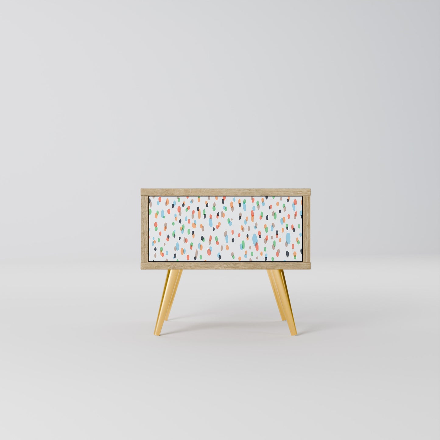 ENERGETIC SPOT Comodino in effetto rovere