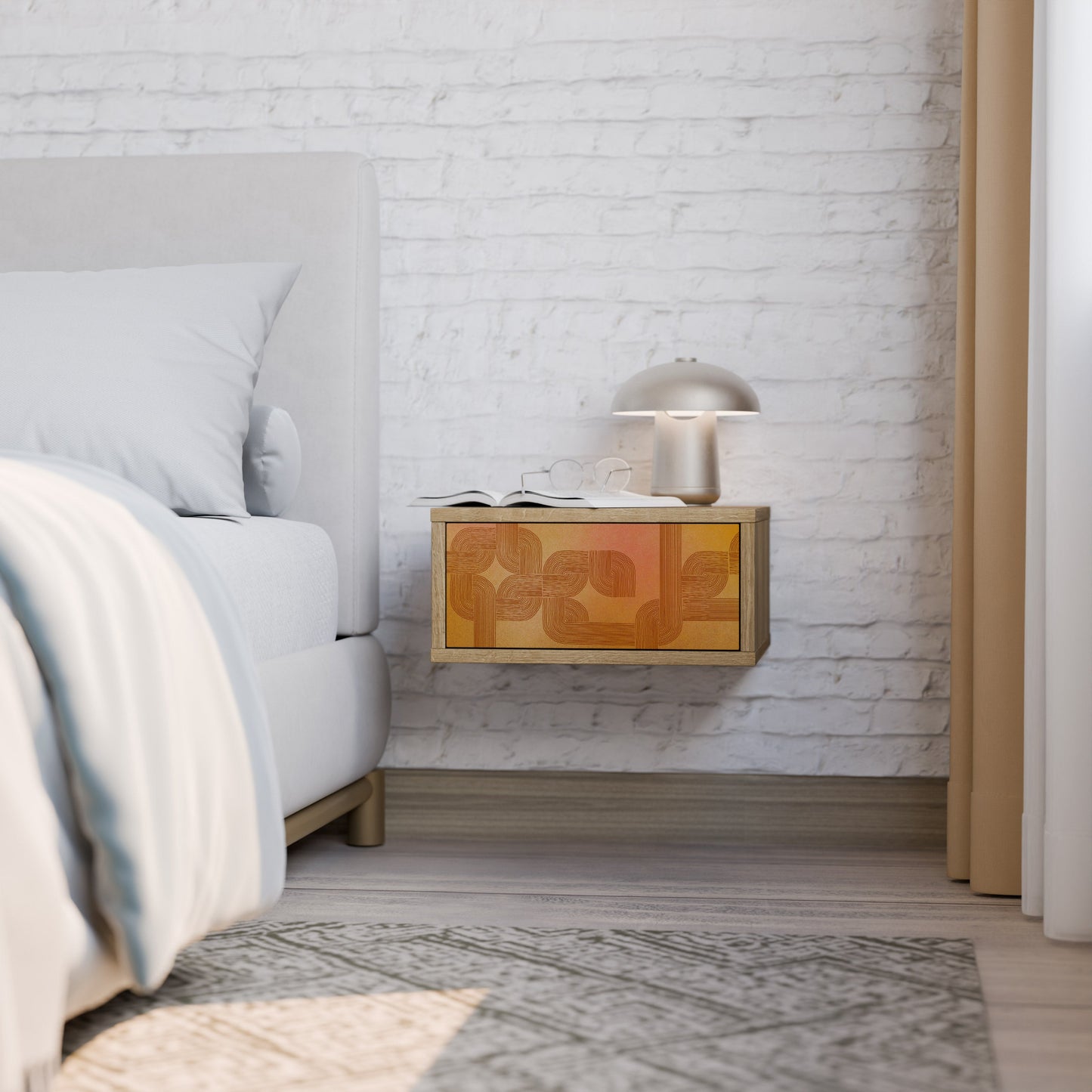 RAFFORZARE LA RELAZIONE Comodino effetto rovere
