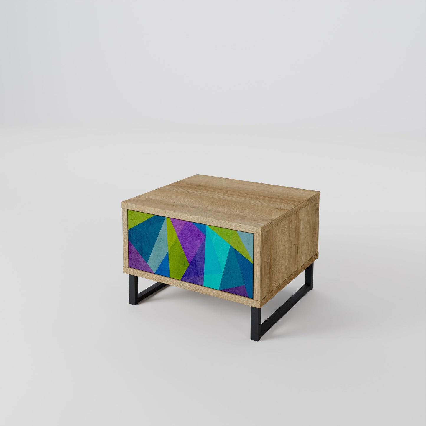 COLD SHOWCASE Comodino in effetto rovere