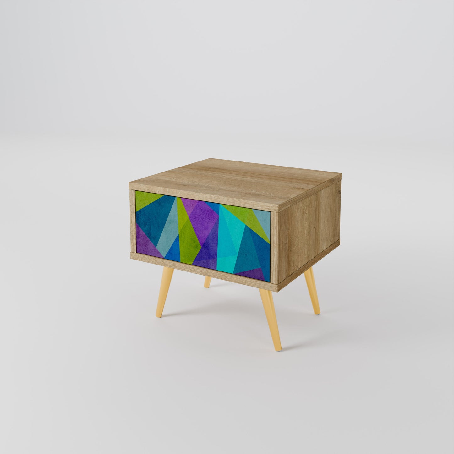 COLD SHOWCASE Comodino in effetto rovere
