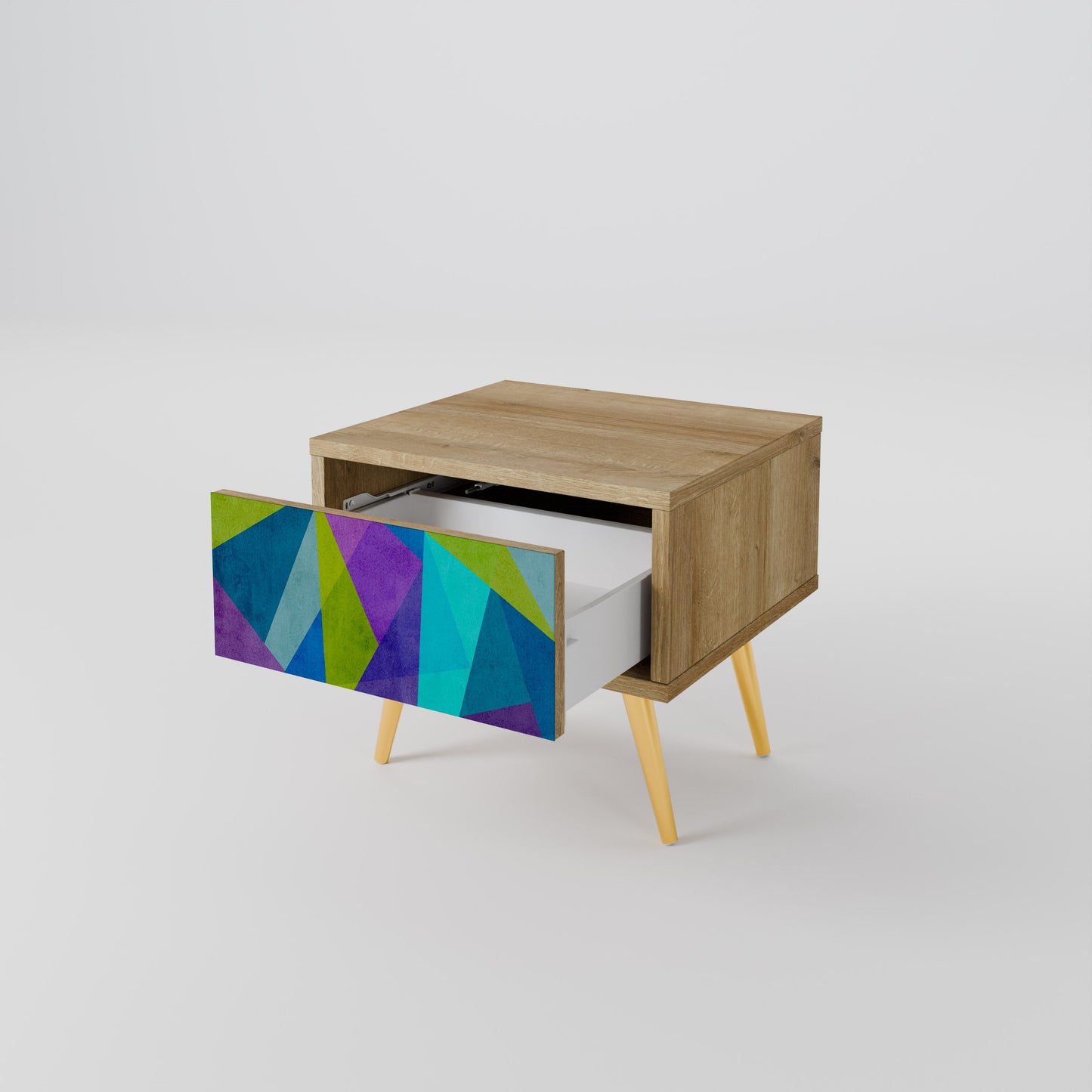 COLD SHOWCASE Comodino in effetto rovere