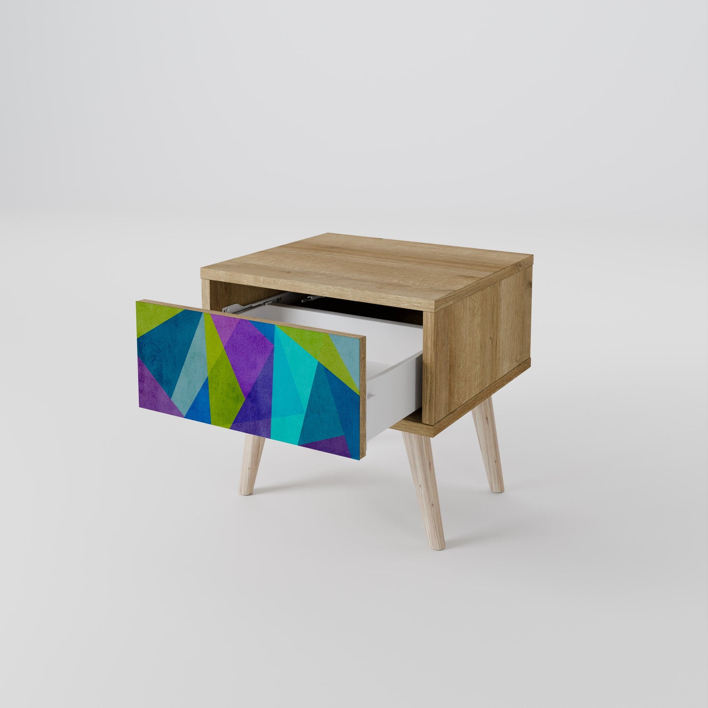 COLD SHOWCASE Comodino in effetto rovere