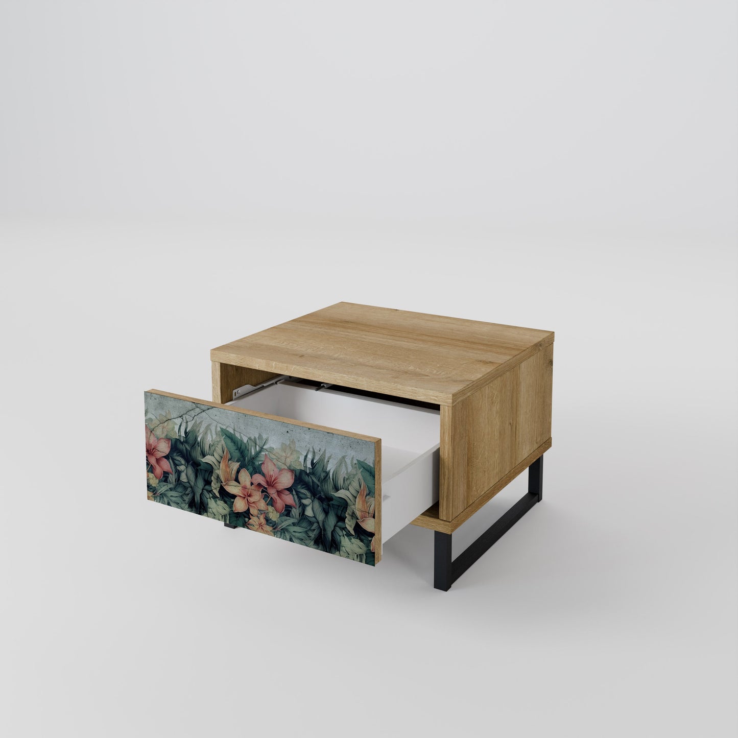 Comodino HEAVENLY BLOOM in effetto rovere