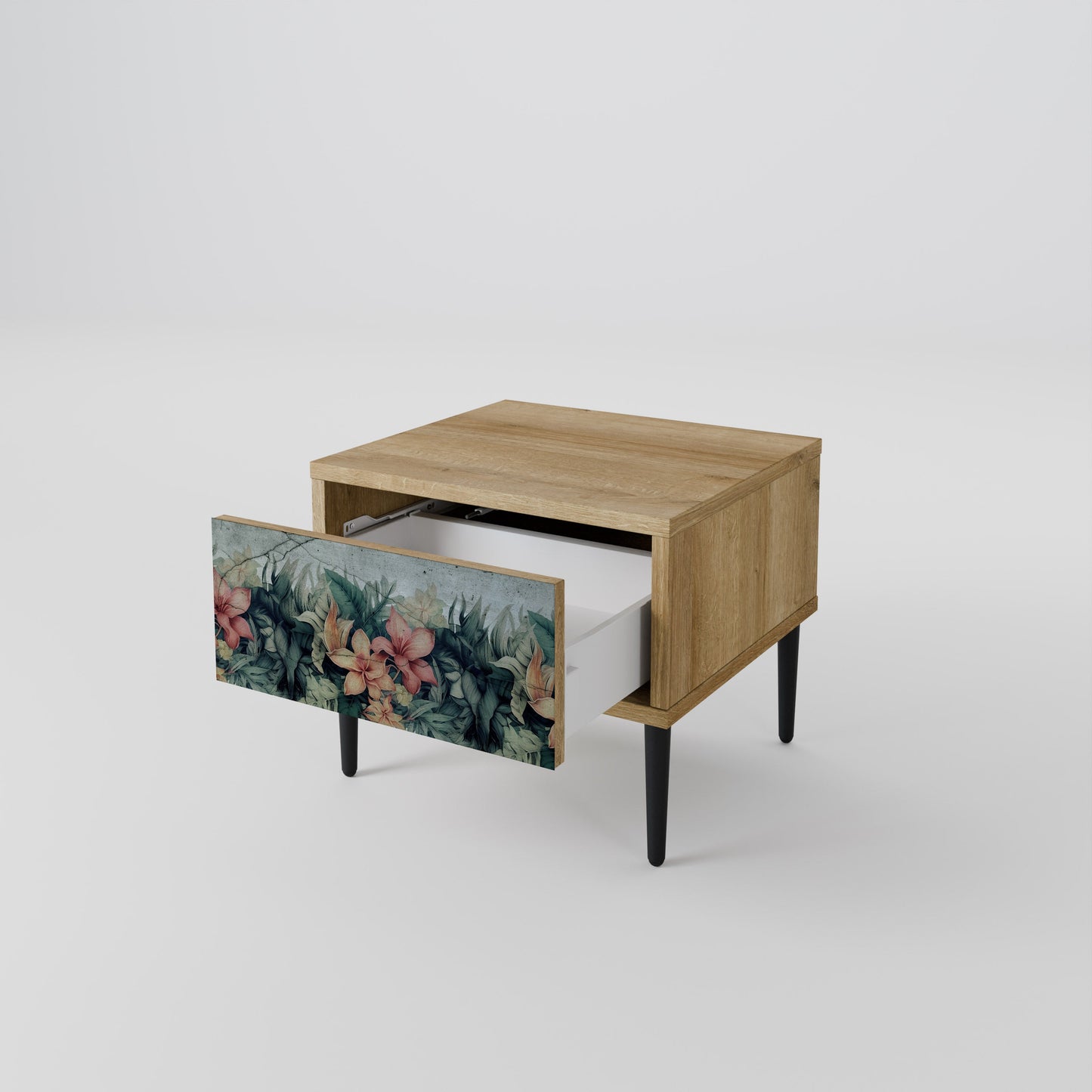 Comodino HEAVENLY BLOOM in effetto rovere