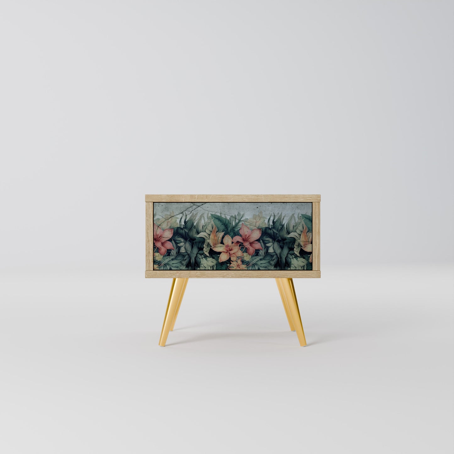 Comodino HEAVENLY BLOOM in effetto rovere