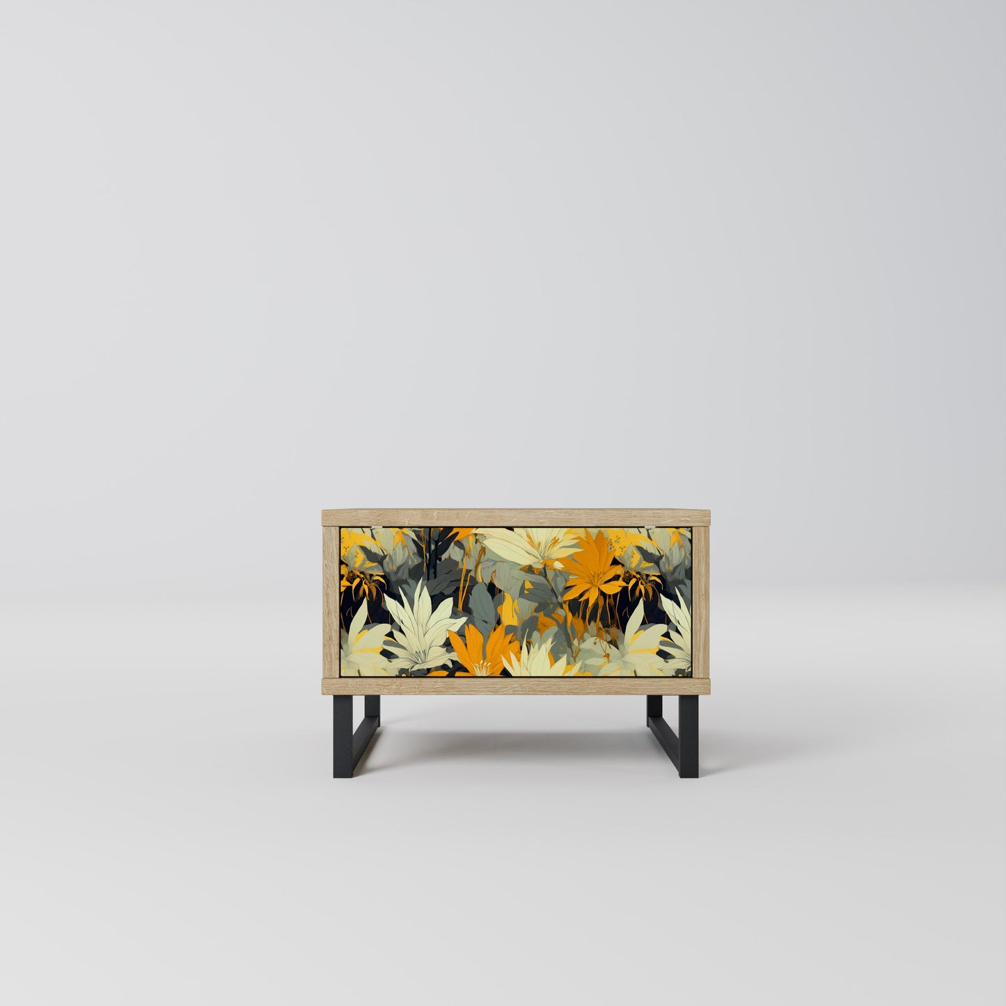 Comodino SUNKISSED LILY in effetto rovere
