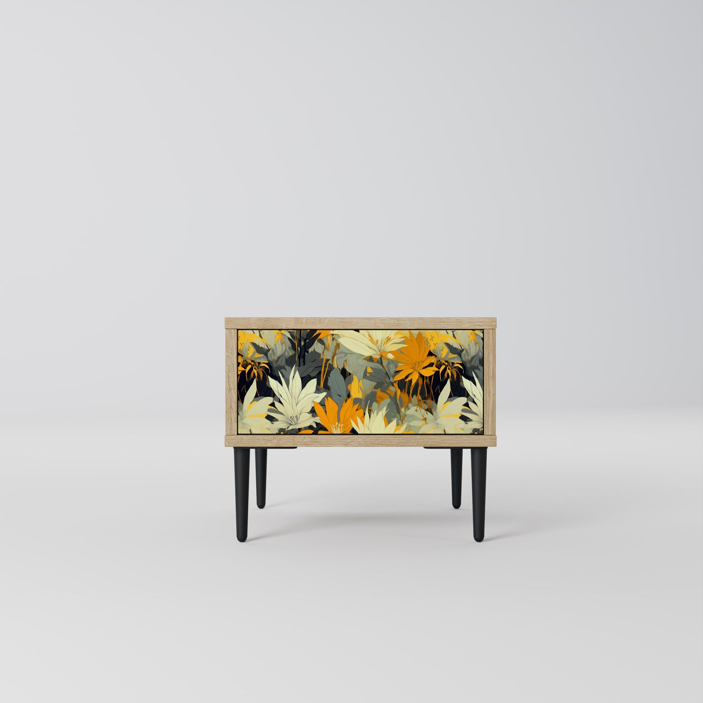Comodino SUNKISSED LILY in effetto rovere