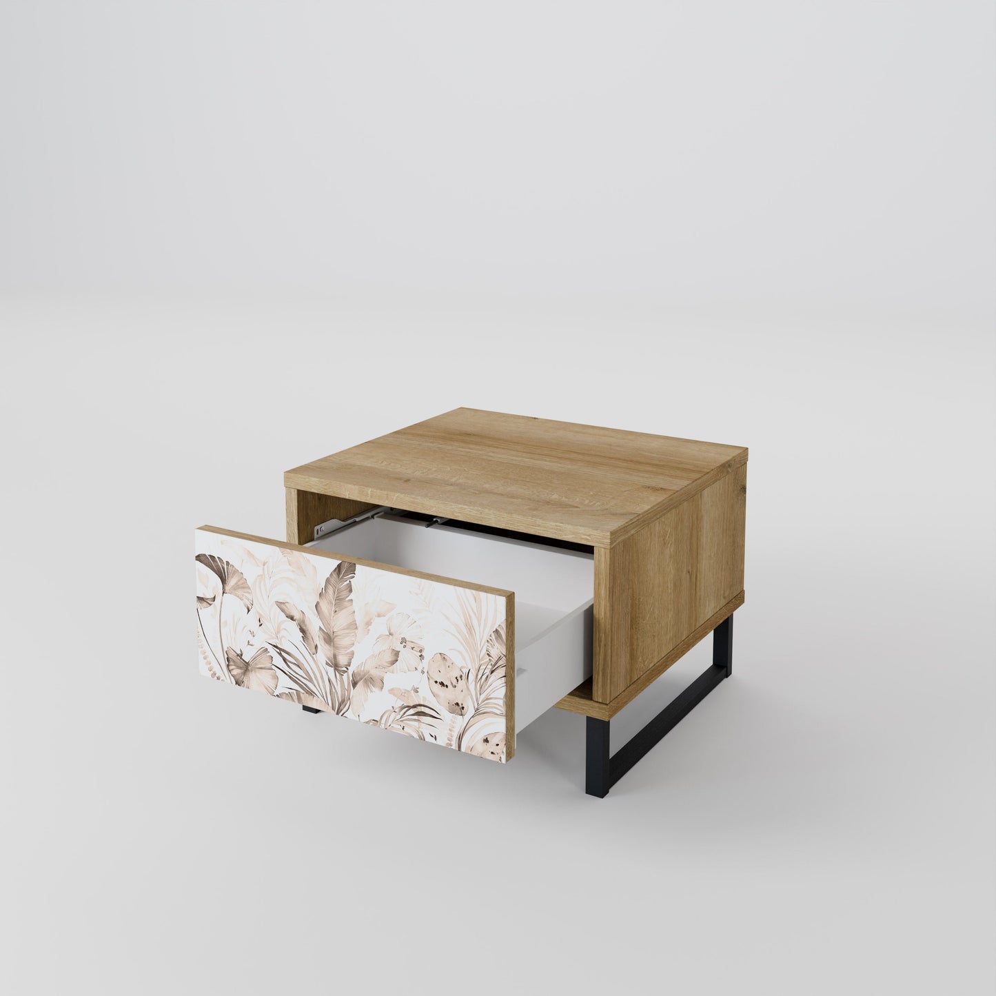 Comodino WILD TENDERNESS in effetto rovere