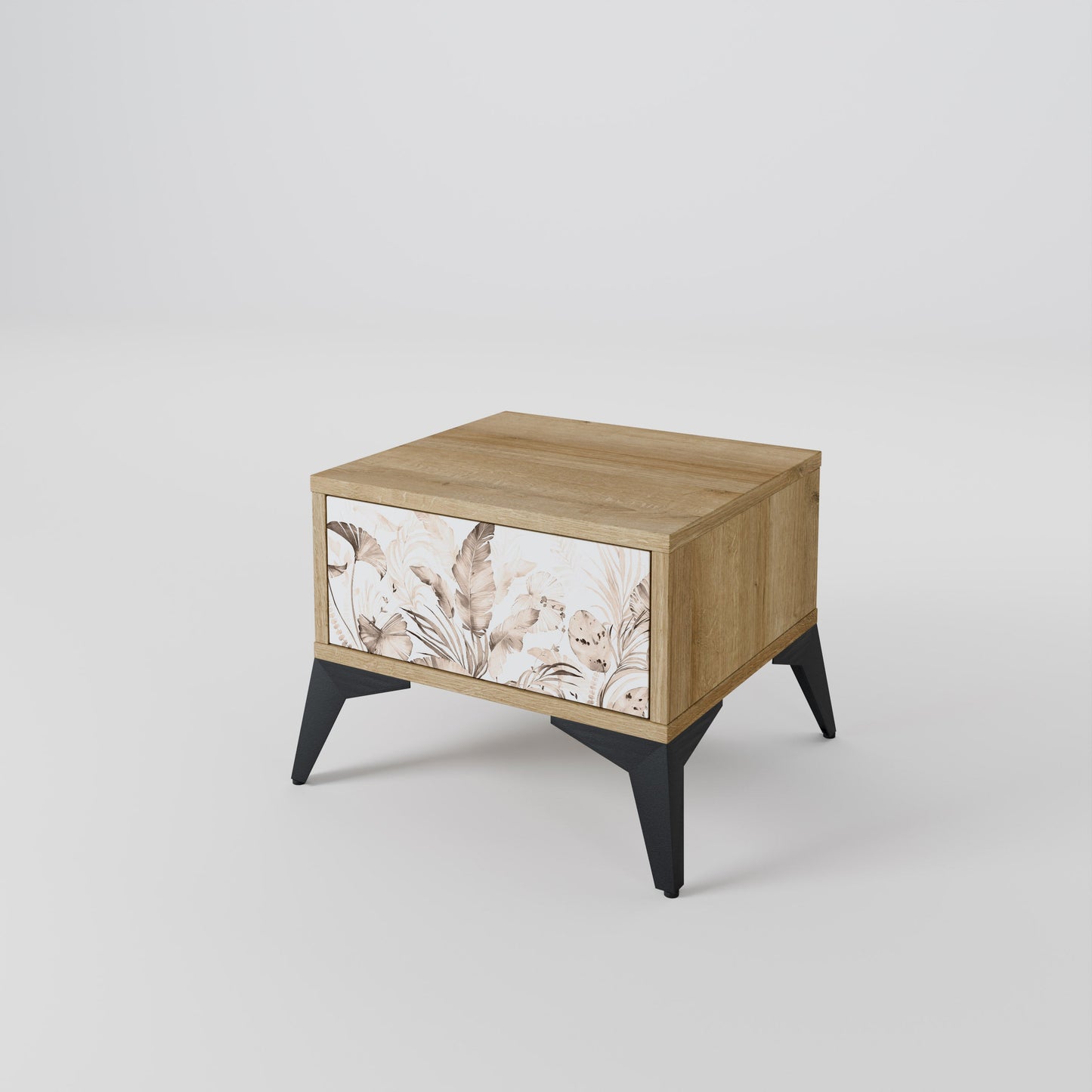 Comodino WILD TENDERNESS in effetto rovere