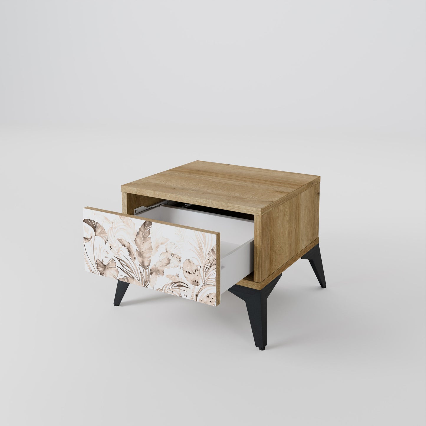 Comodino WILD TENDERNESS in effetto rovere