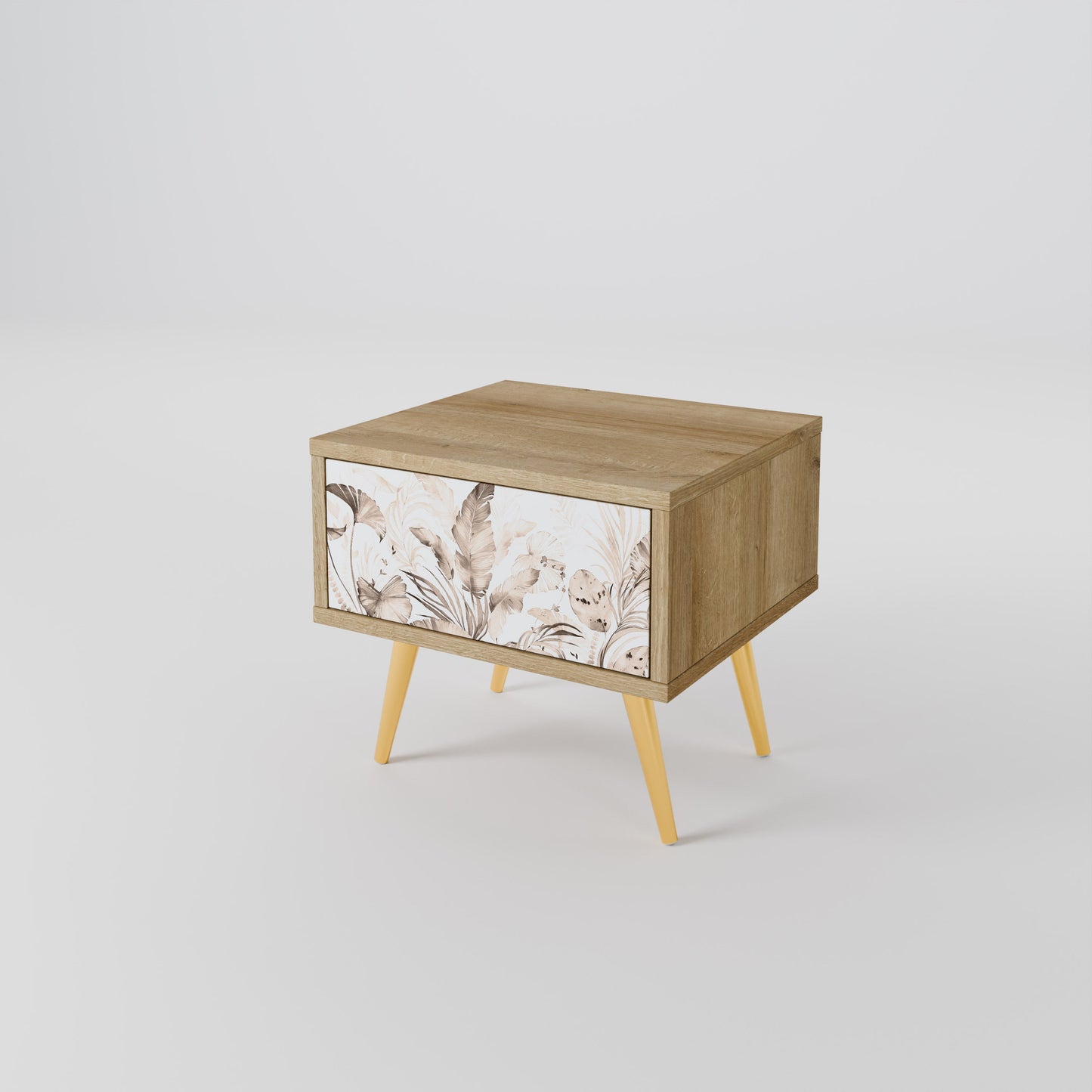 Comodino WILD TENDERNESS in effetto rovere