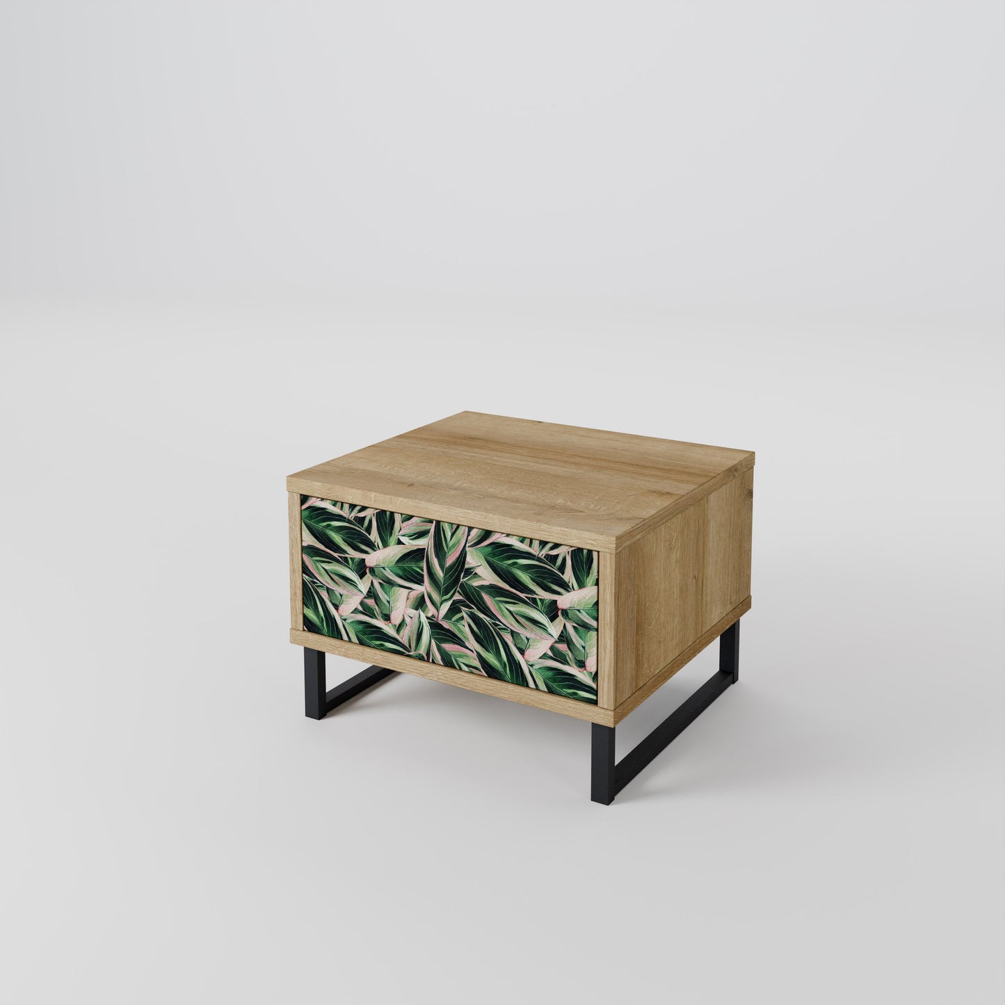 Comodino EERIE STROMANTHE in effetto rovere