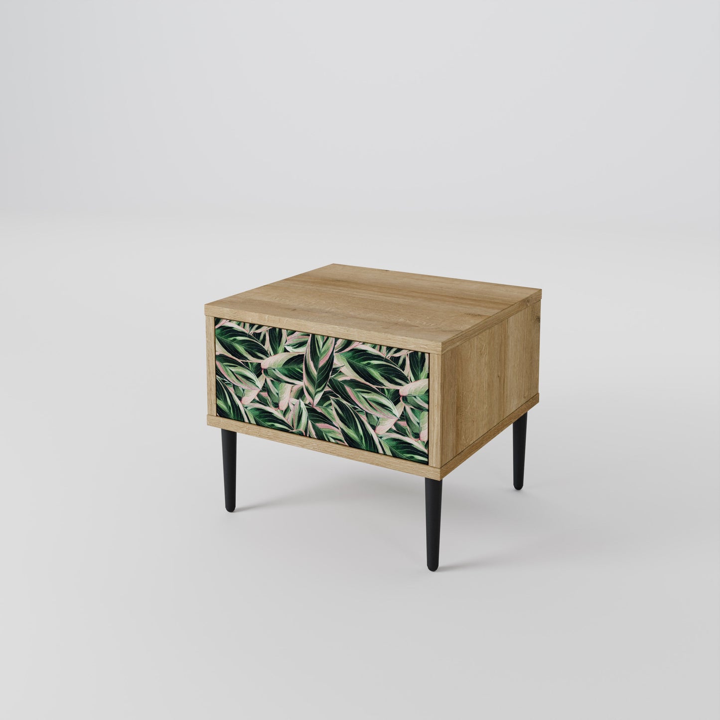 Comodino EERIE STROMANTHE in effetto rovere
