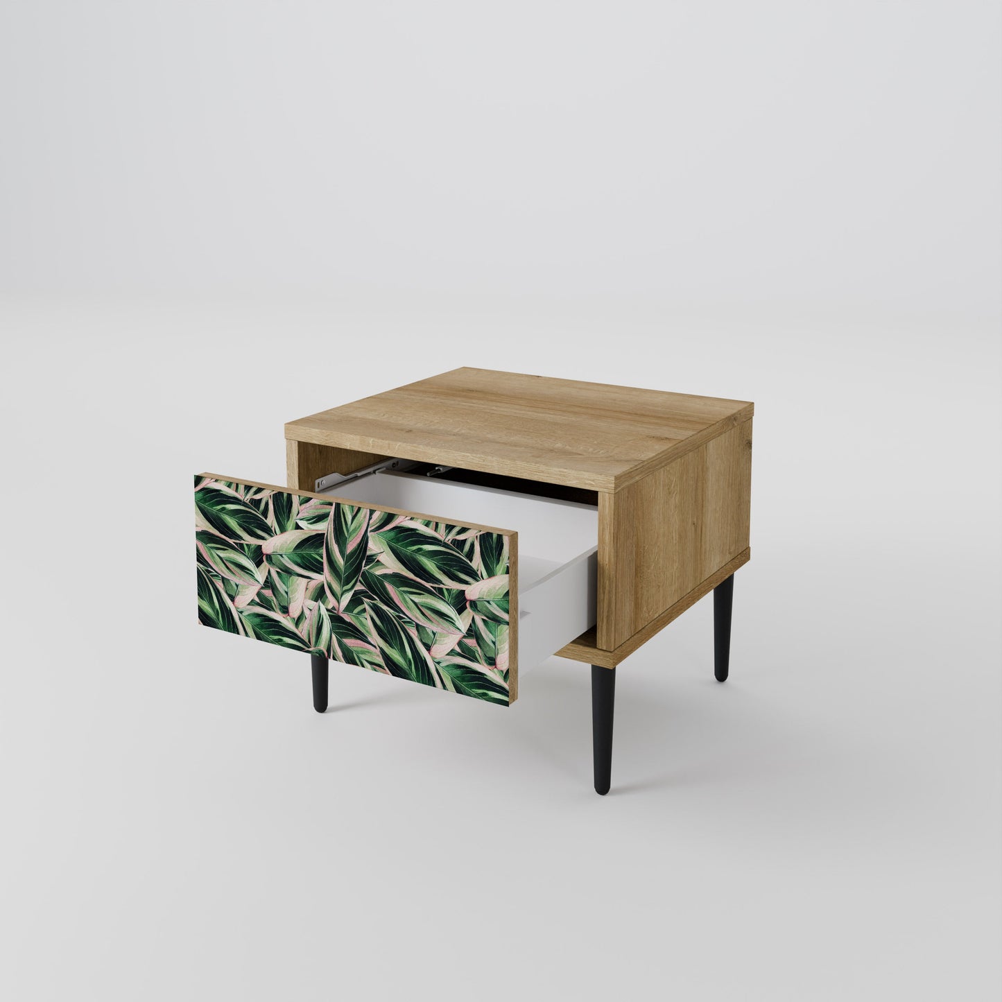 Comodino EERIE STROMANTHE in effetto rovere