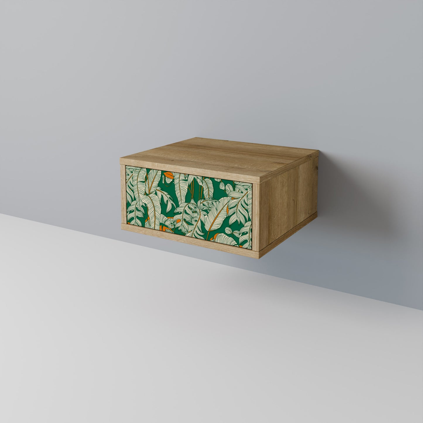 Comodino VERDANT PLEASURES in effetto rovere