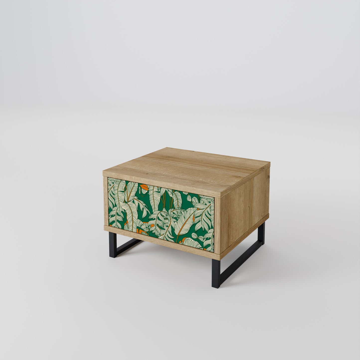 Comodino VERDANT PLEASURES in effetto rovere