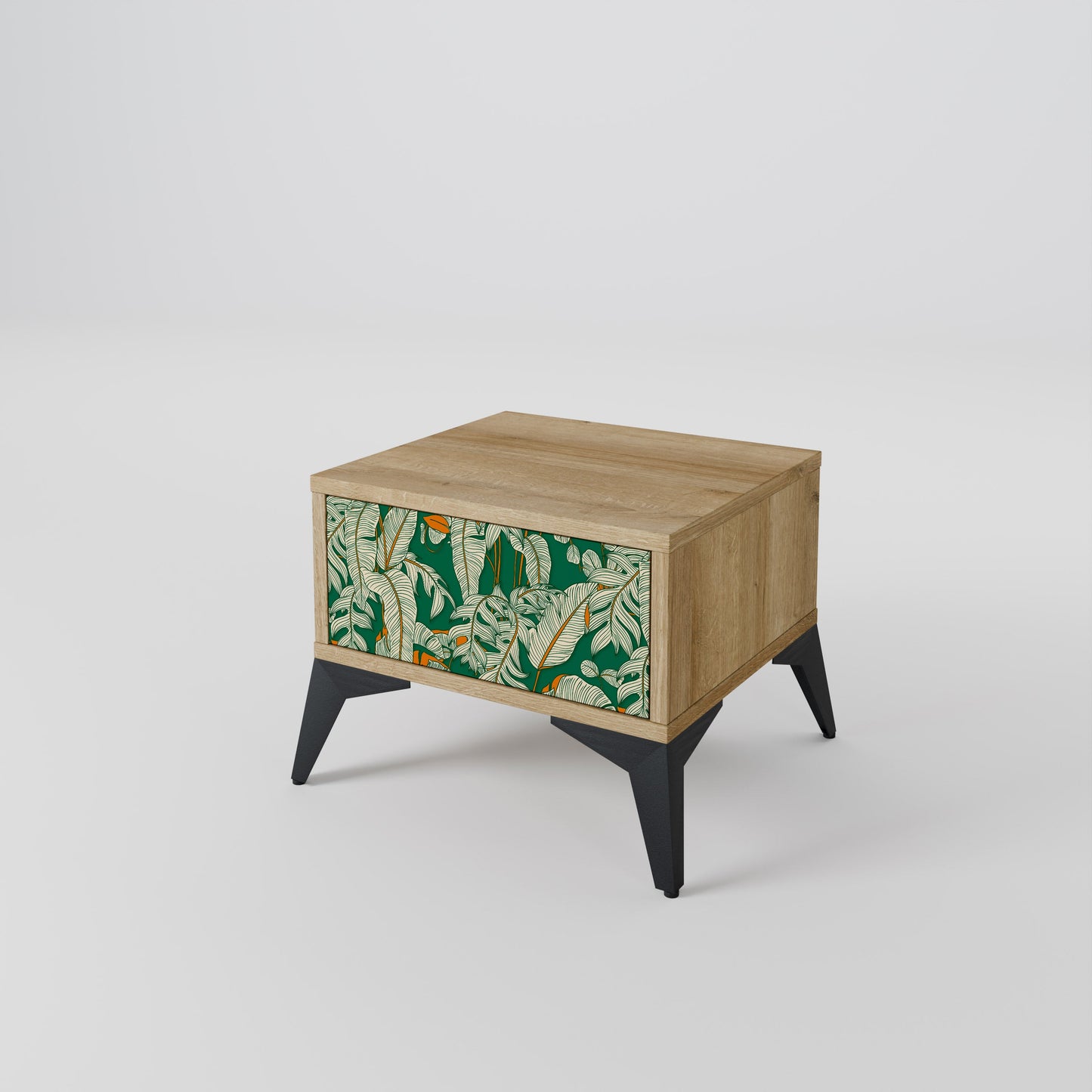 Comodino VERDANT PLEASURES in effetto rovere