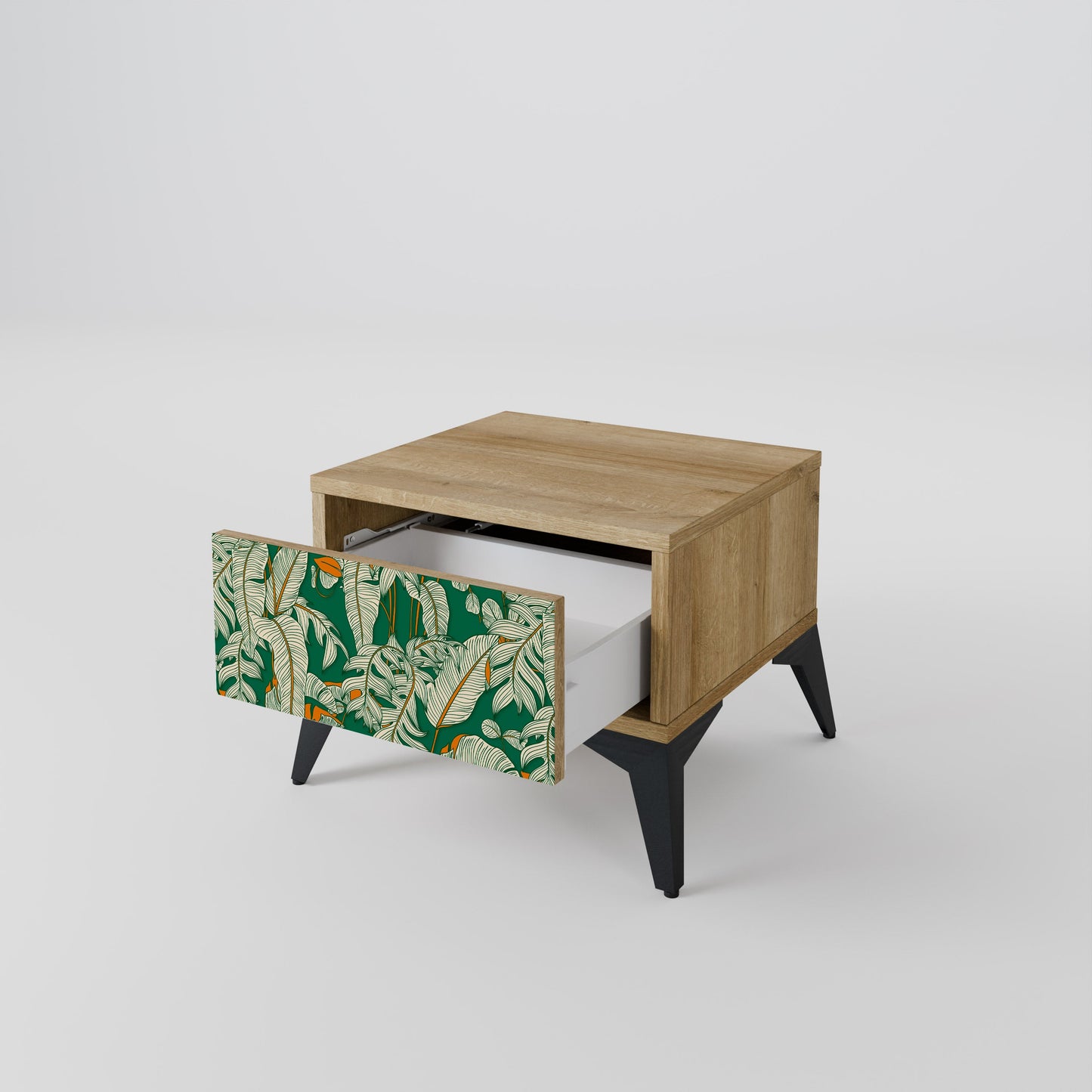 Comodino VERDANT PLEASURES in effetto rovere