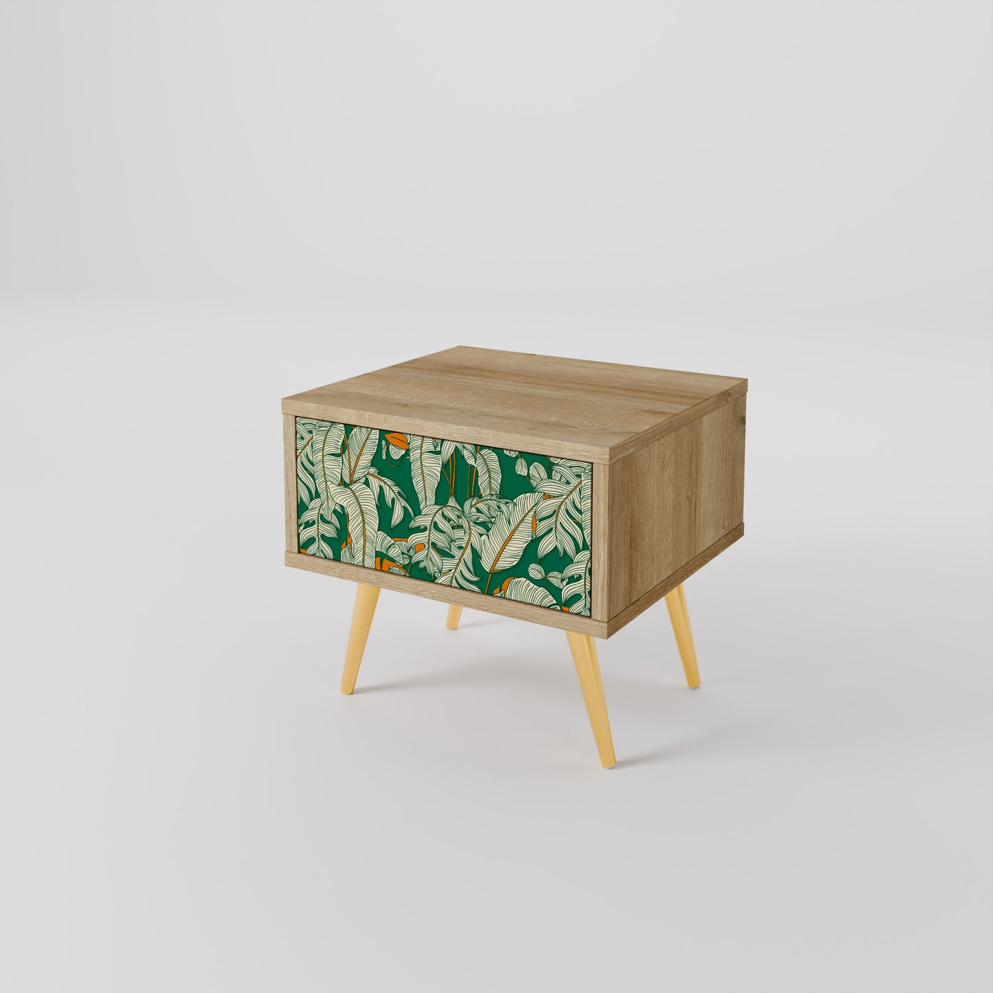 Comodino VERDANT PLEASURES in effetto rovere