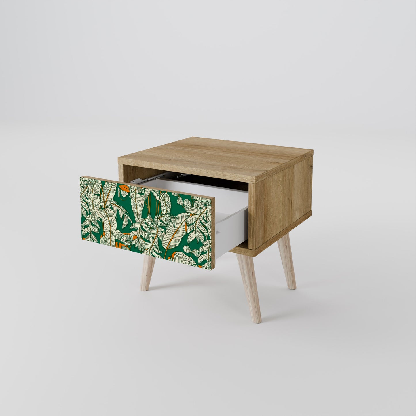 Comodino VERDANT PLEASURES in effetto rovere