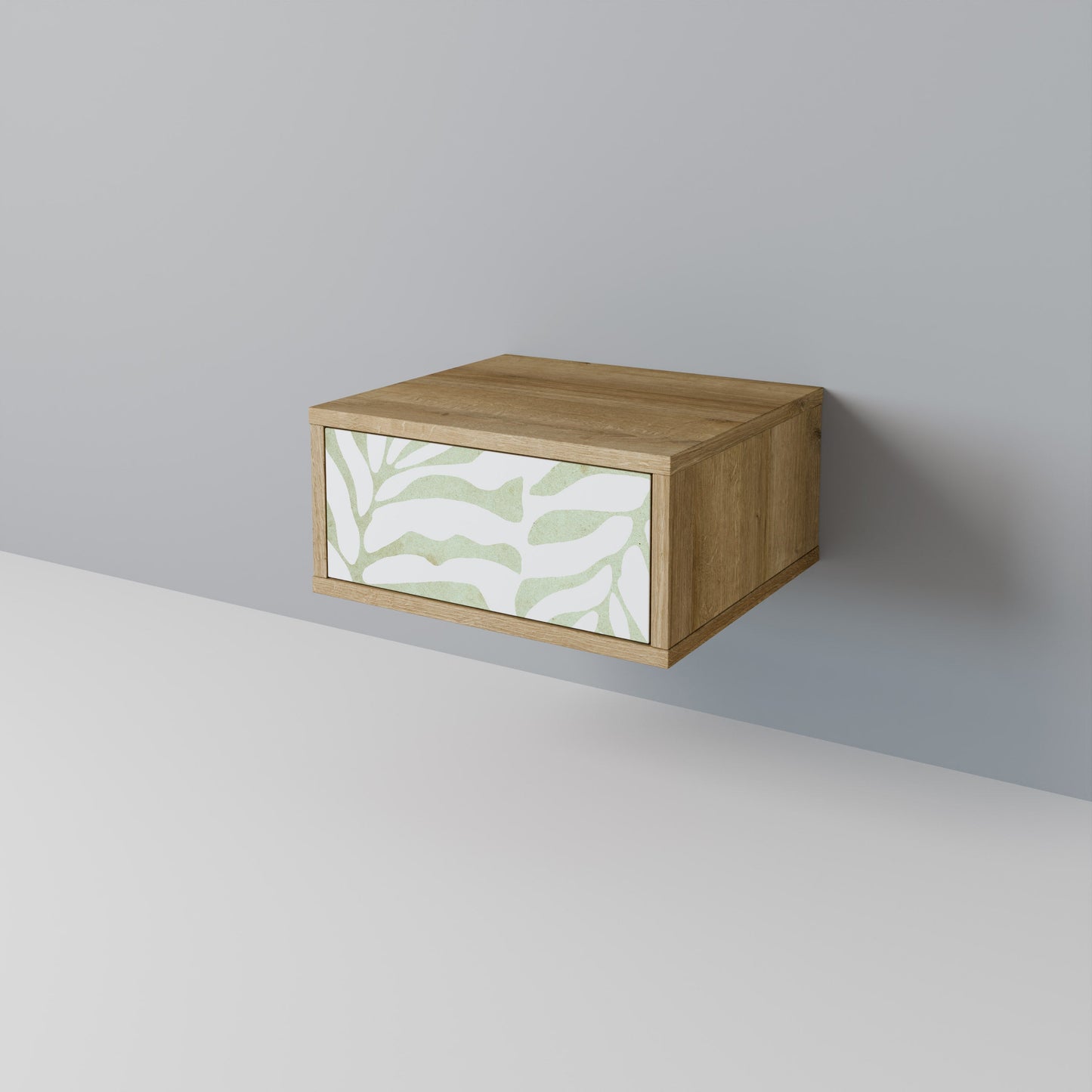 Comodino BOTANICAL SPARK in effetto rovere