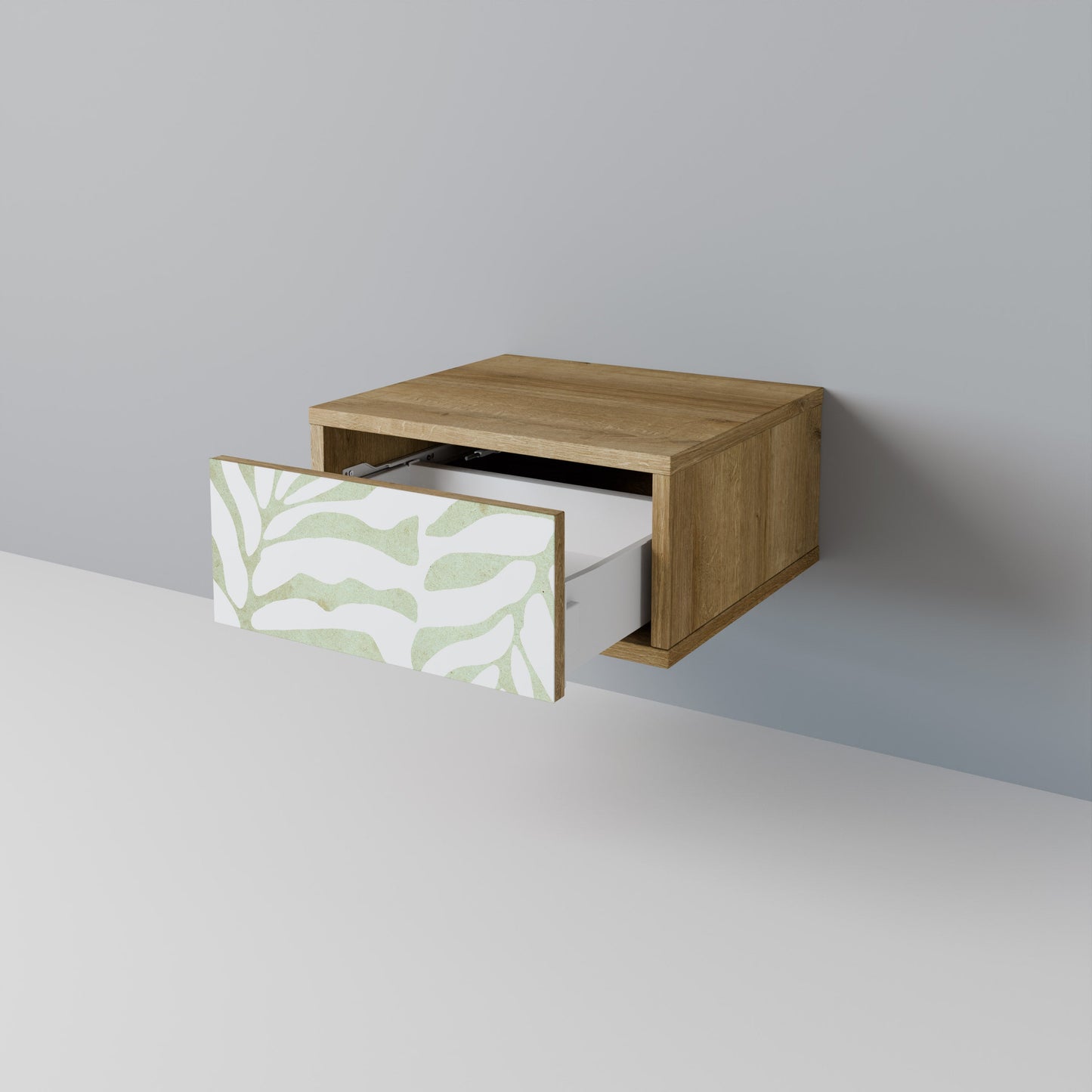 Comodino BOTANICAL SPARK in effetto rovere