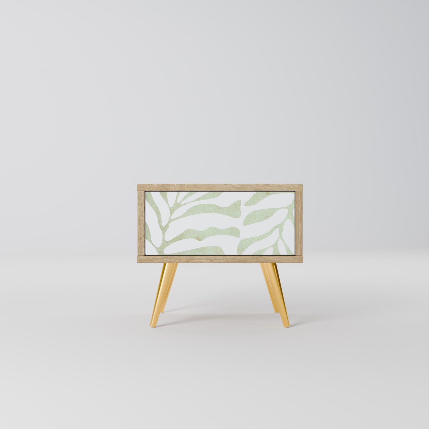Comodino BOTANICAL SPARK in effetto rovere