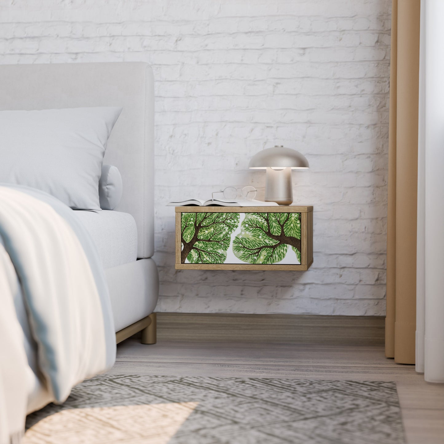 Comodino WILDERNESS DASH effetto rovere